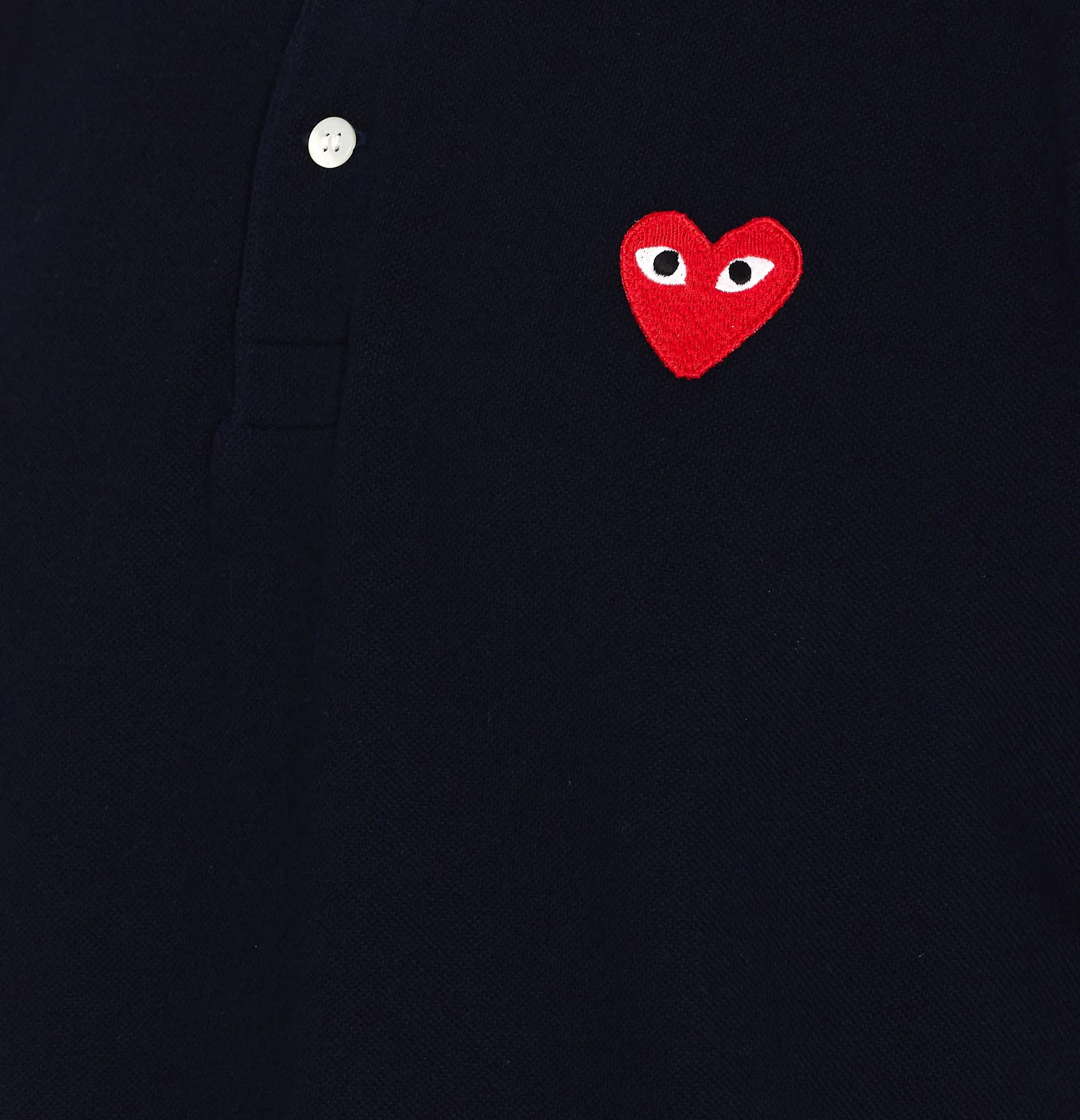 Comme Des Garcons Play T-Shirts And Polos Blue Cotton