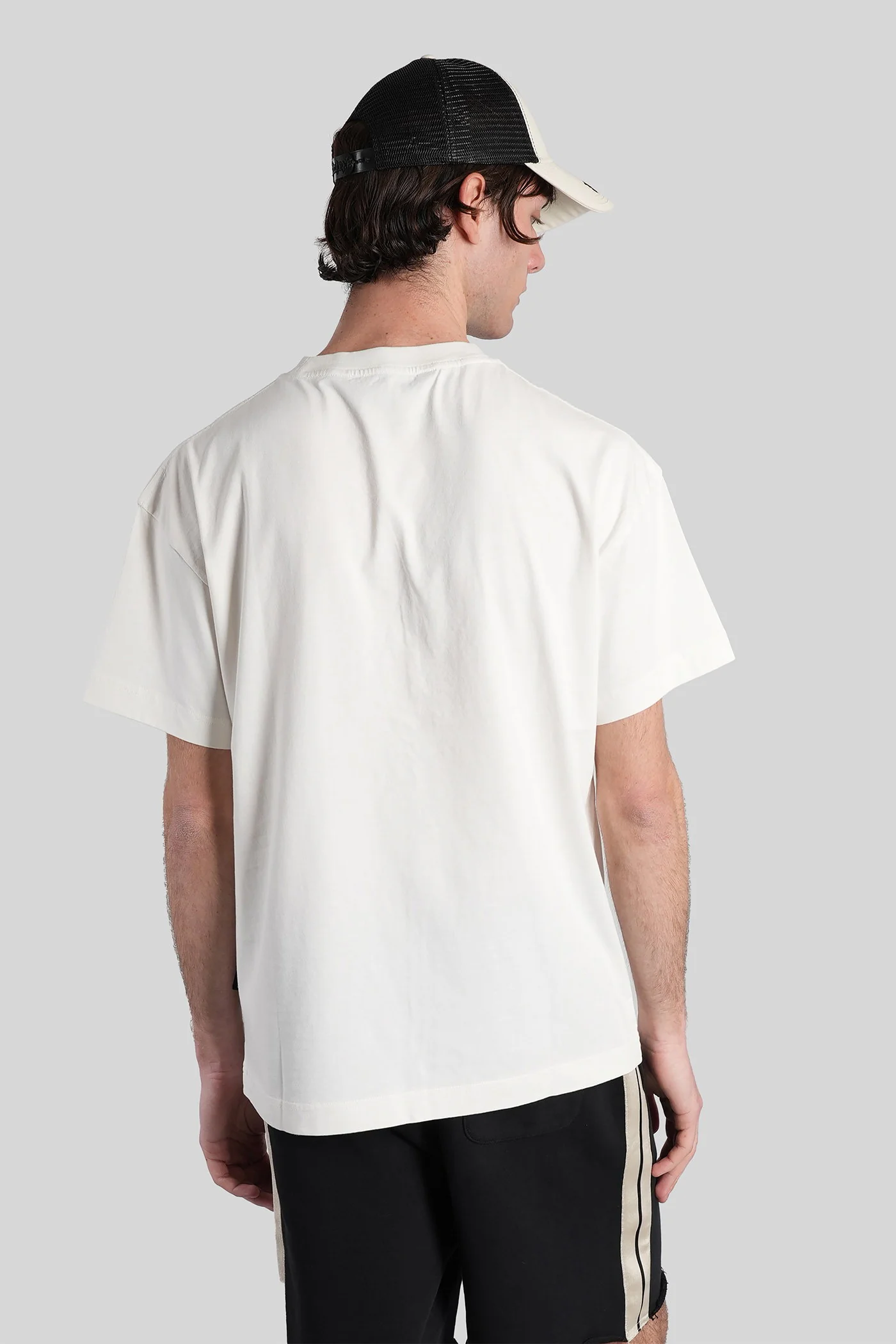 Palm Angels T-Shirt White Cotton Abbigliamento