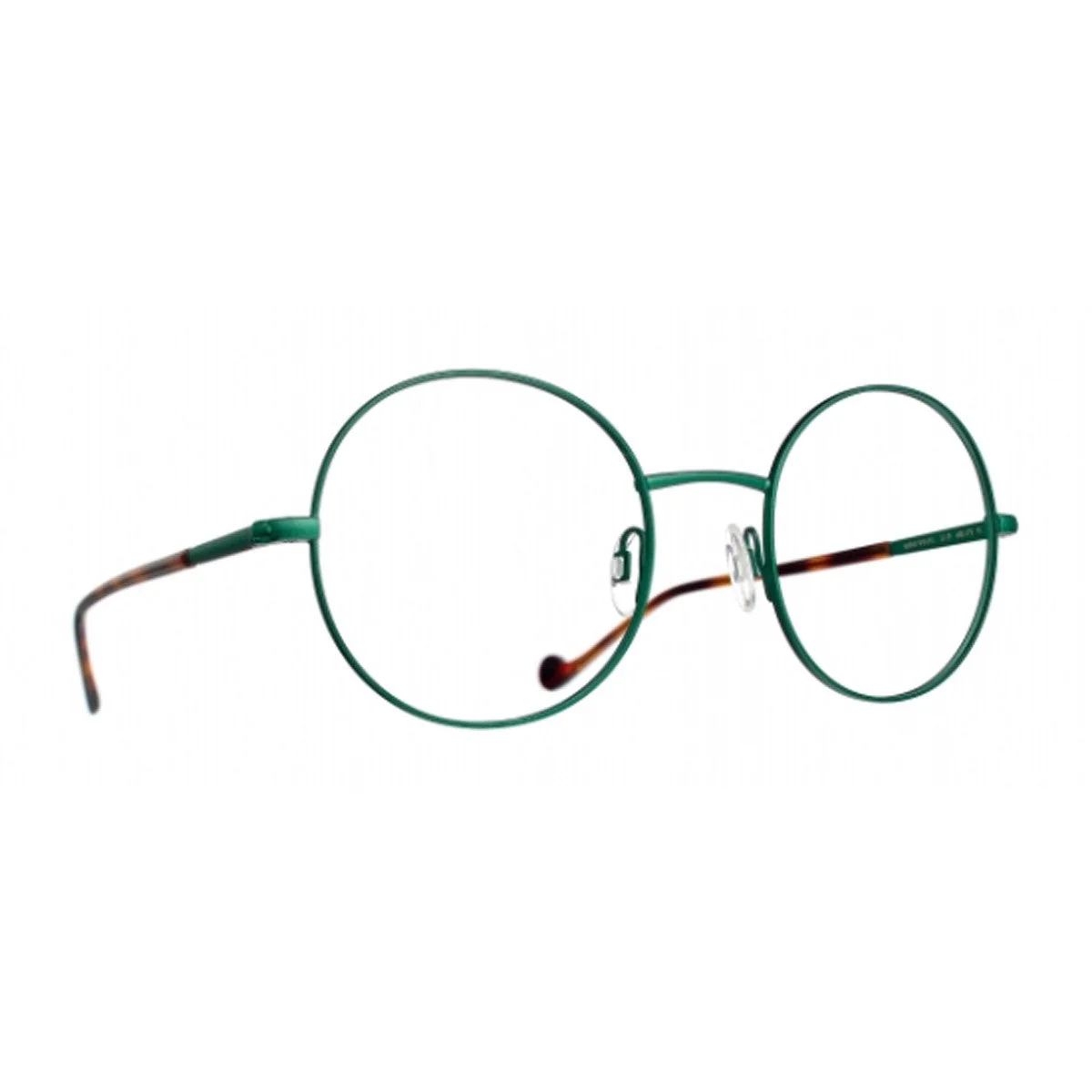 Caroline Abram Mini Vinyl Green Metallo Optical Frames