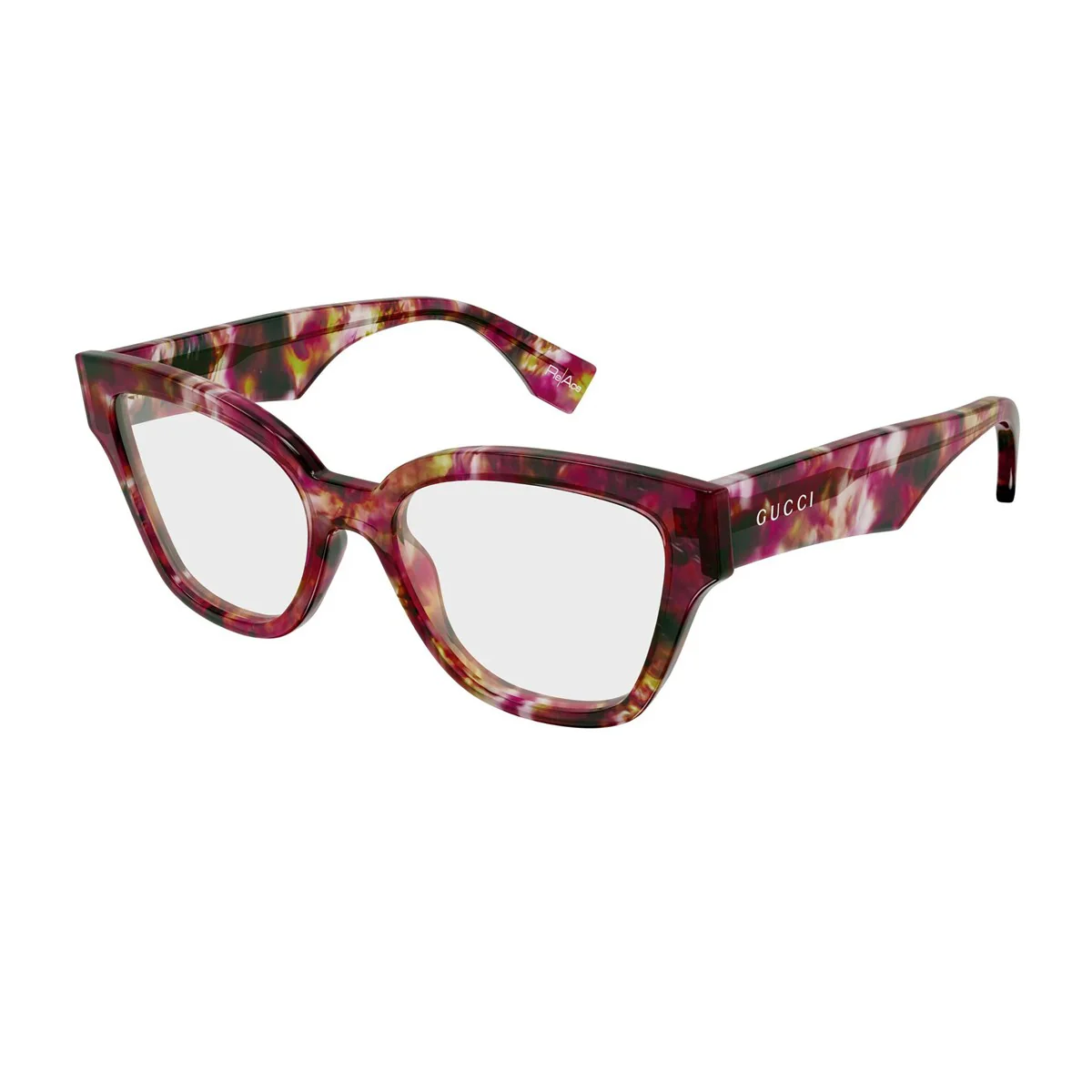 Gucci Gg2008o Linea Re-Ace Multicolor / Havana Red Acetato Riciclato Eyewear