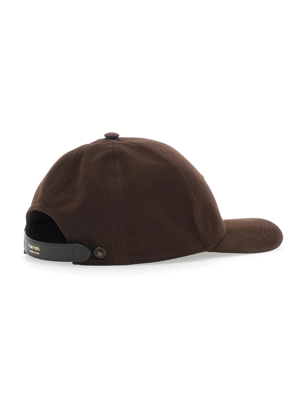 Tom Ford Basebalk Cap Tf Brown Cotton Calf Hats And Gloves