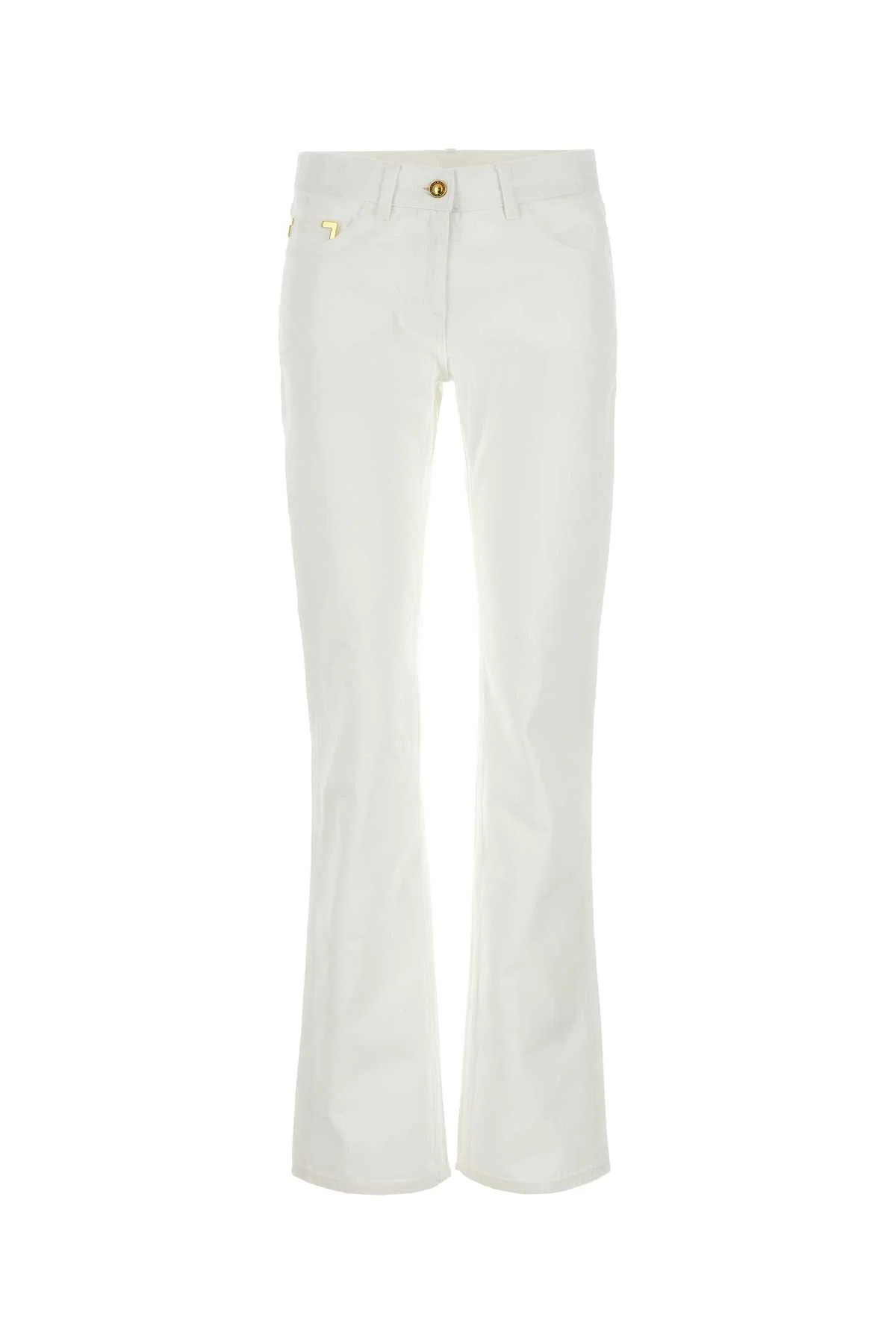Palm Angels Whiteoffwhite Exterior: Cotton Jean