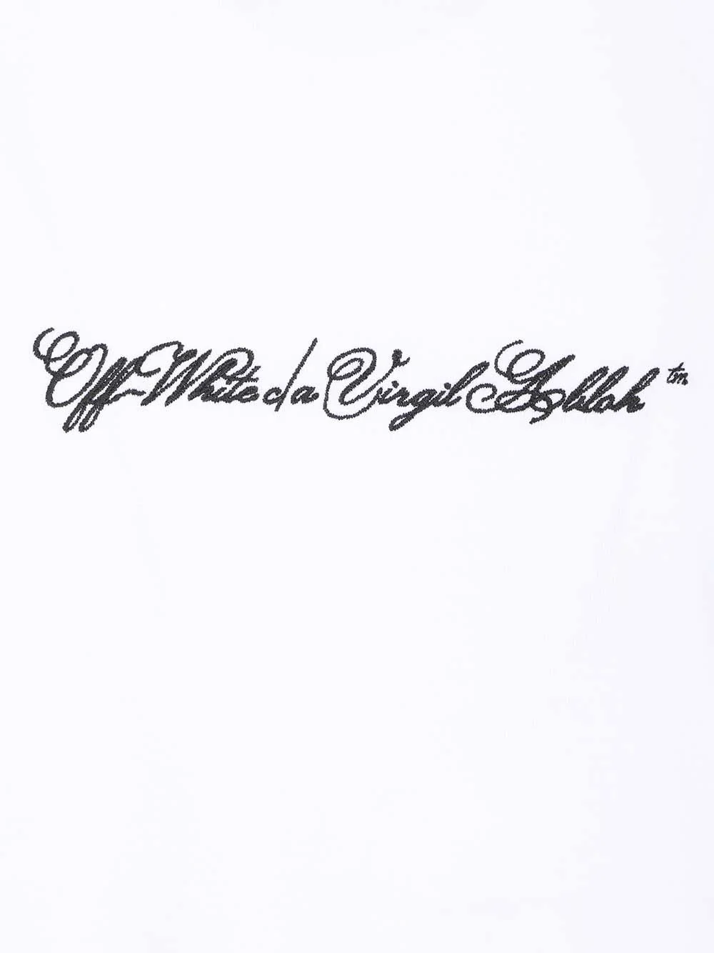 Off-White Scrip arrow T-shirt White Cotton