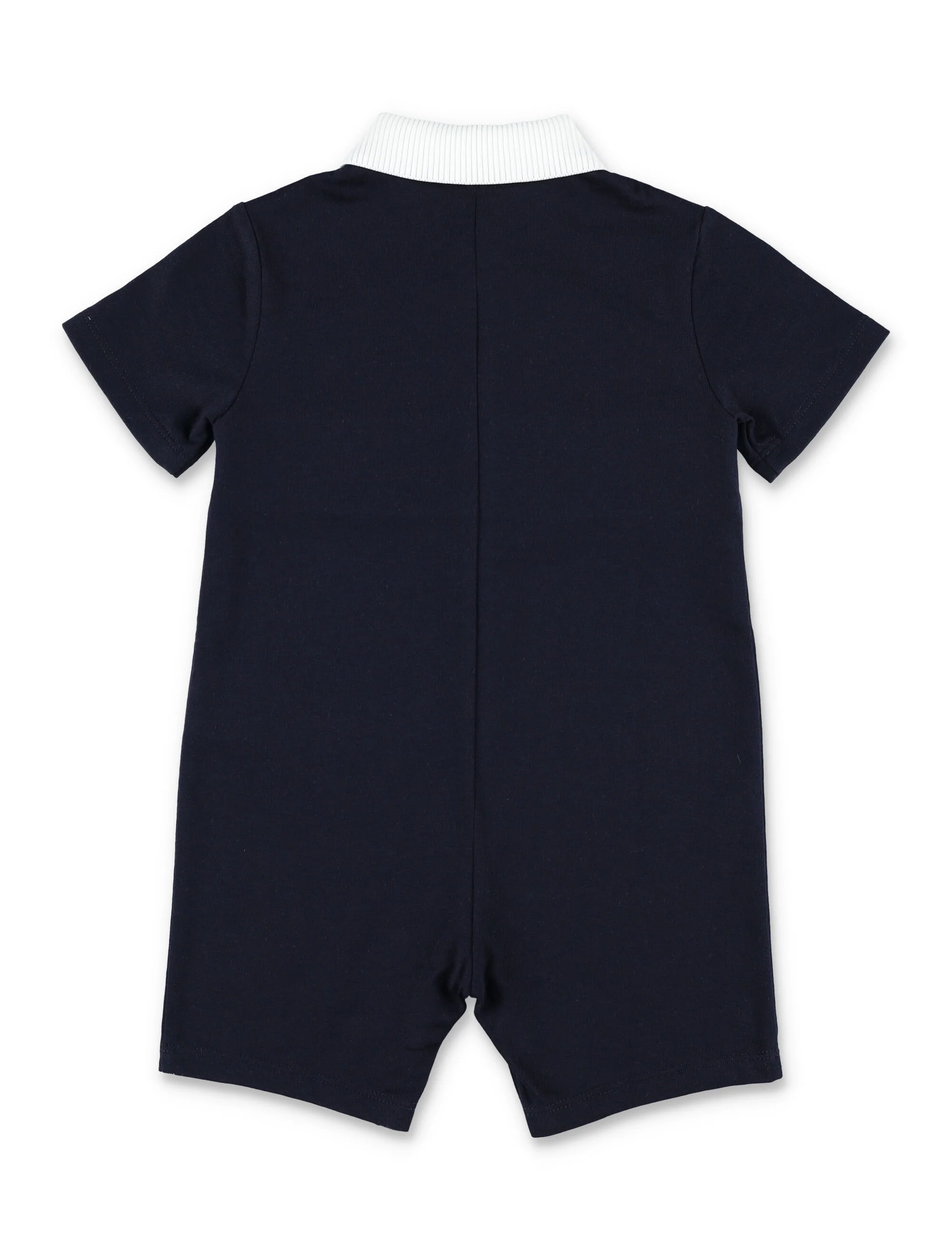 Gucci baby cotton Web romper Dark Night Sky Details Jumpsuit