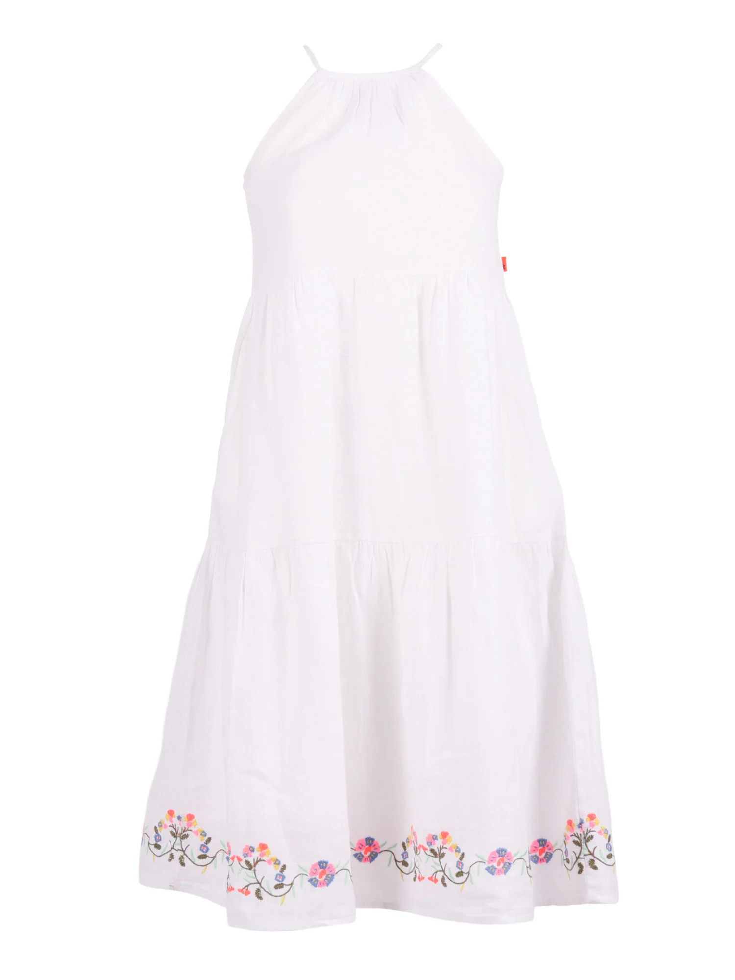 Ao76 Girls Dresses Chui Wade White Linen