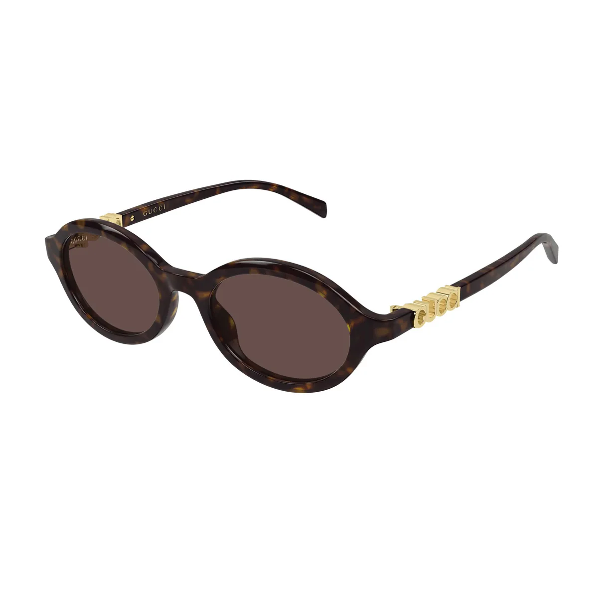 Gucci GG2153S Linea Name of Brand 002 Havana Brown Recycled Acetate Occhiali Da Sole