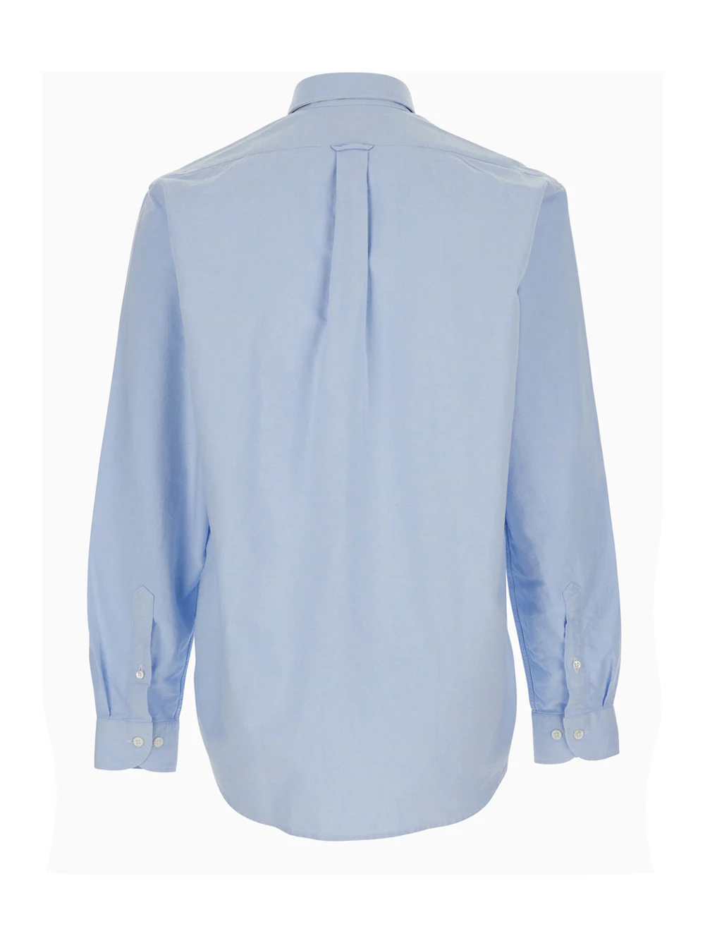 Sebago Mens Light Blue Oxford Button Down Shirt With Classic Collar And Long Sleeves In Cotton Blouses