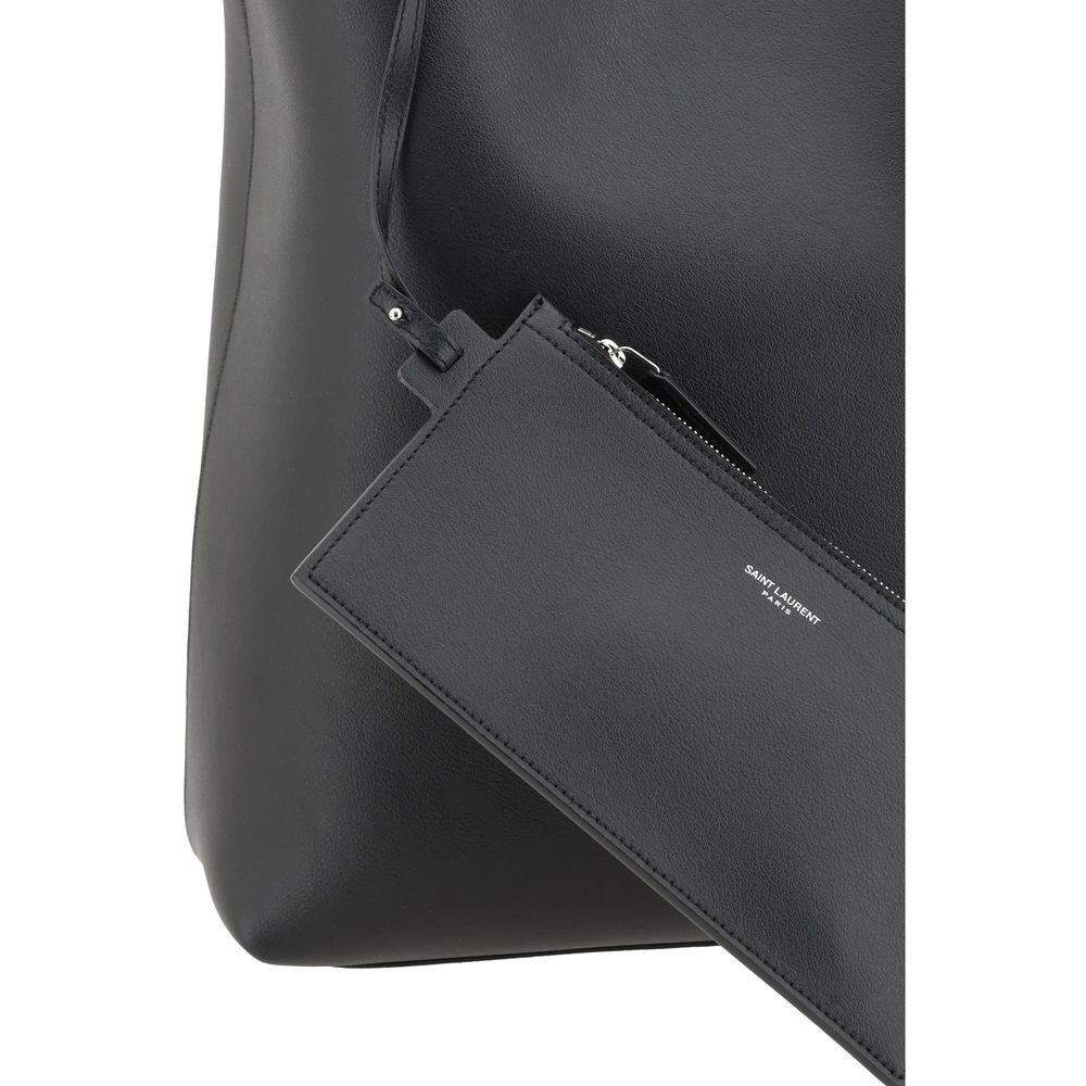 Saint Laurent Black Lamb Ovis Aries Shoulder Bag