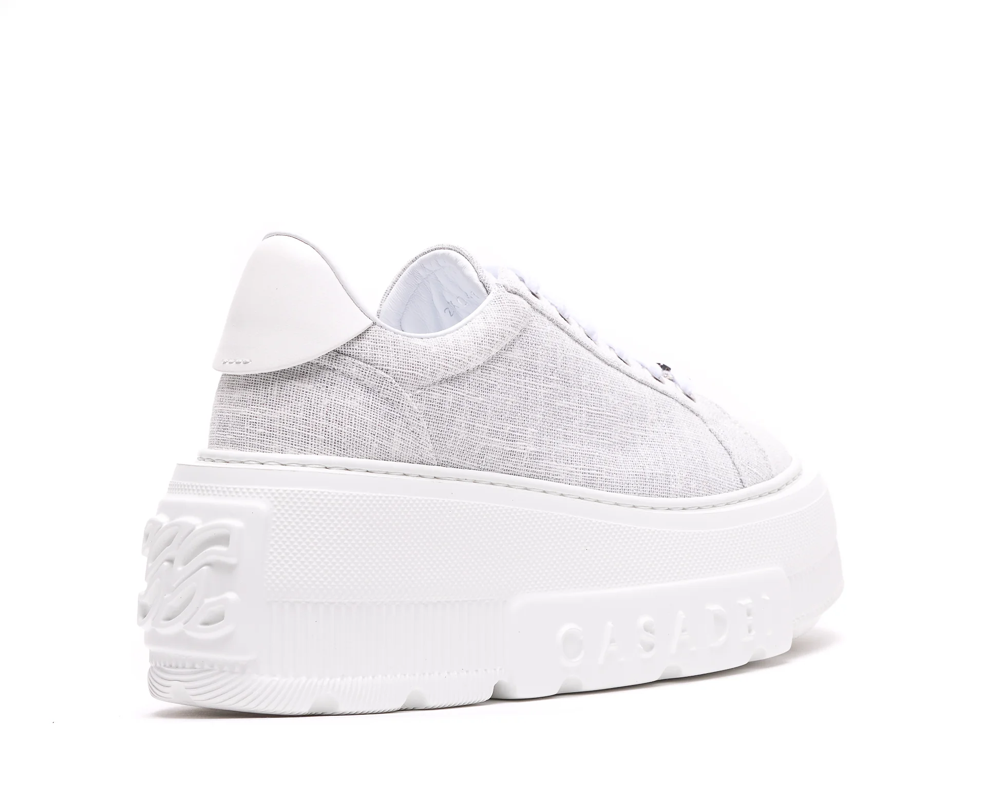 Casadei Sneakers Grey Fabric