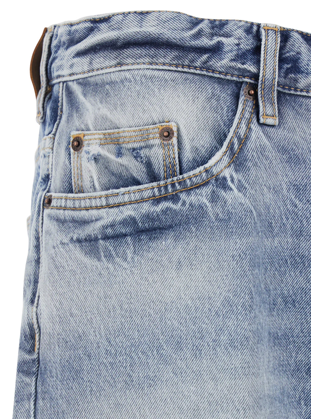 Dsquared2 Jeans Bro with Logo Patch on the Back and Faded Design in Blue Denim for Men Light Cotton