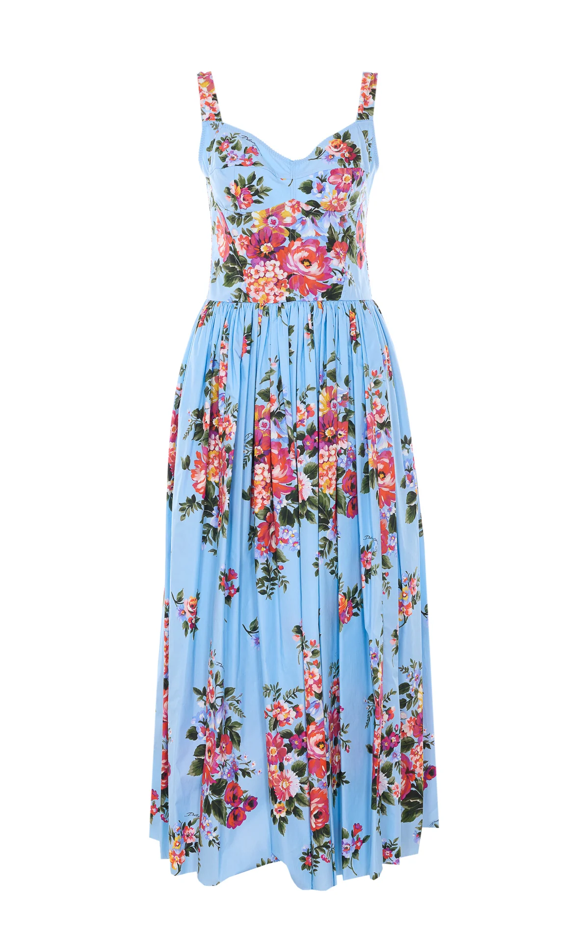 Dolce & Gabbana Dresses Blue Cotton