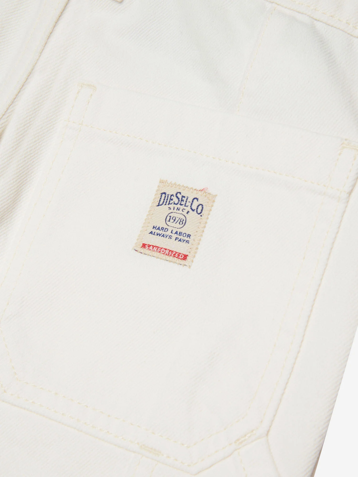 Diesel Jeans White Cotone
