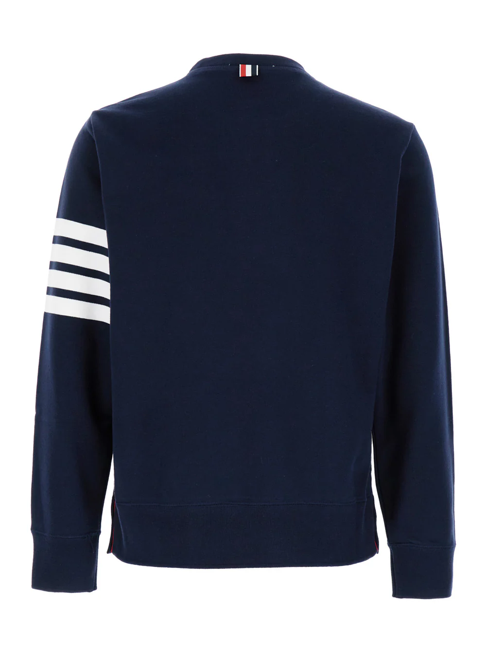 Thom Browne Crewneck Sweatshirt with 4-Bar Detail in Blue for Men Blu 100 % Cotton Sweatshirts
