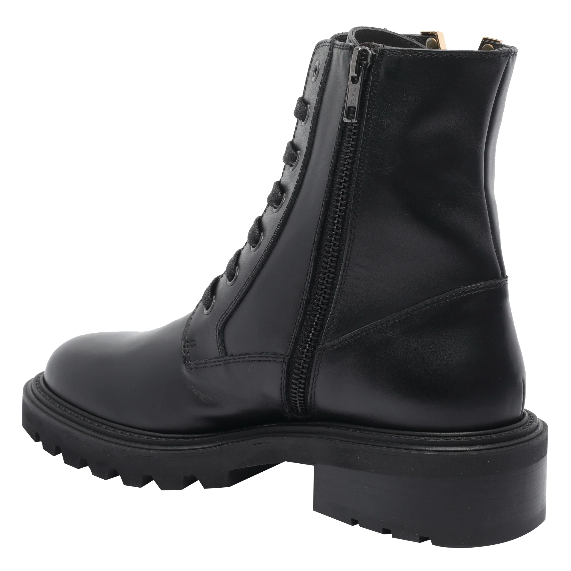 Via Roma 15 Boots Black Leather Rubber Sole