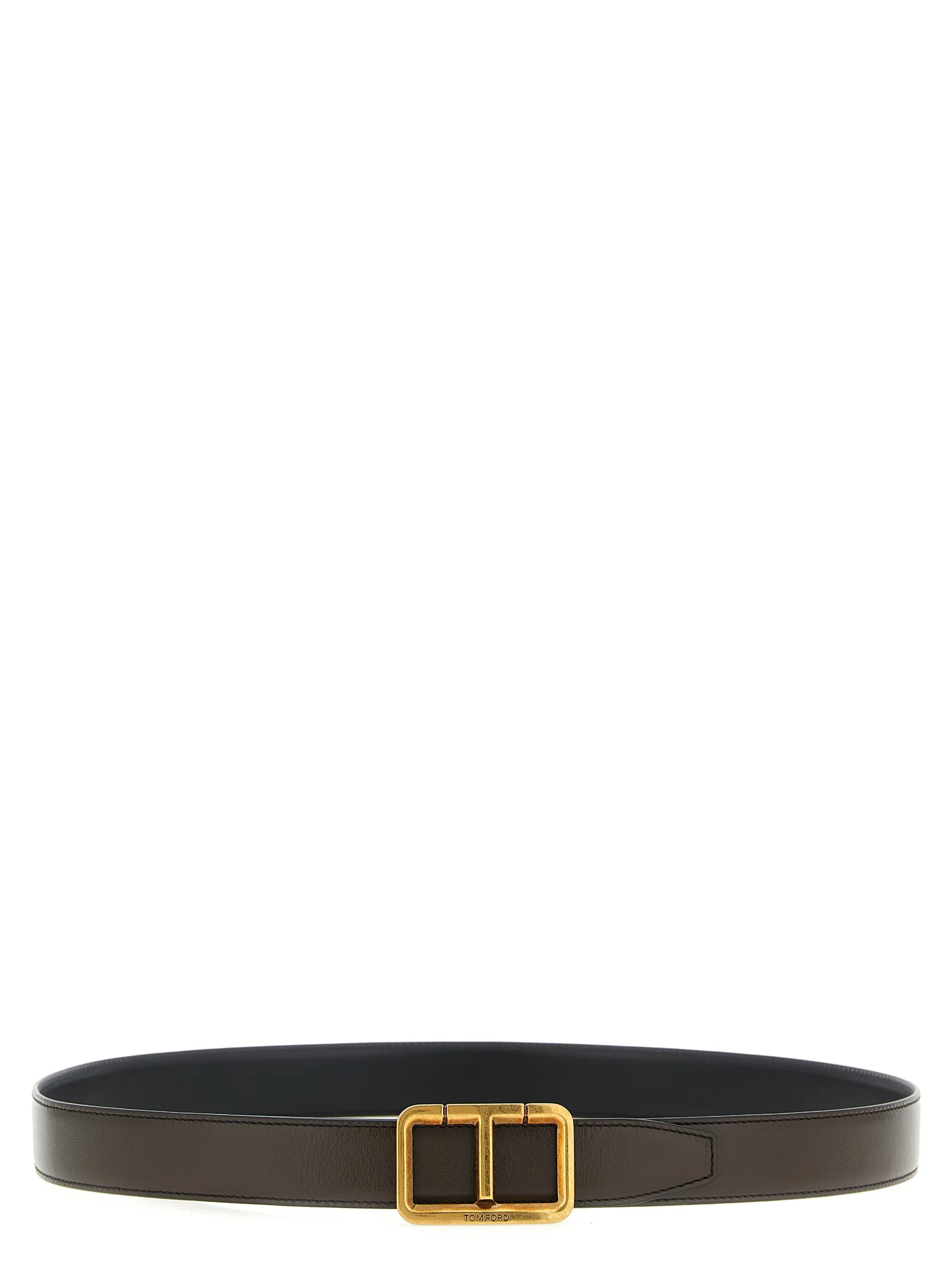Tom Ford Reversible belt antique buckle Multicolor Calfskin Leather (bos Taurus)