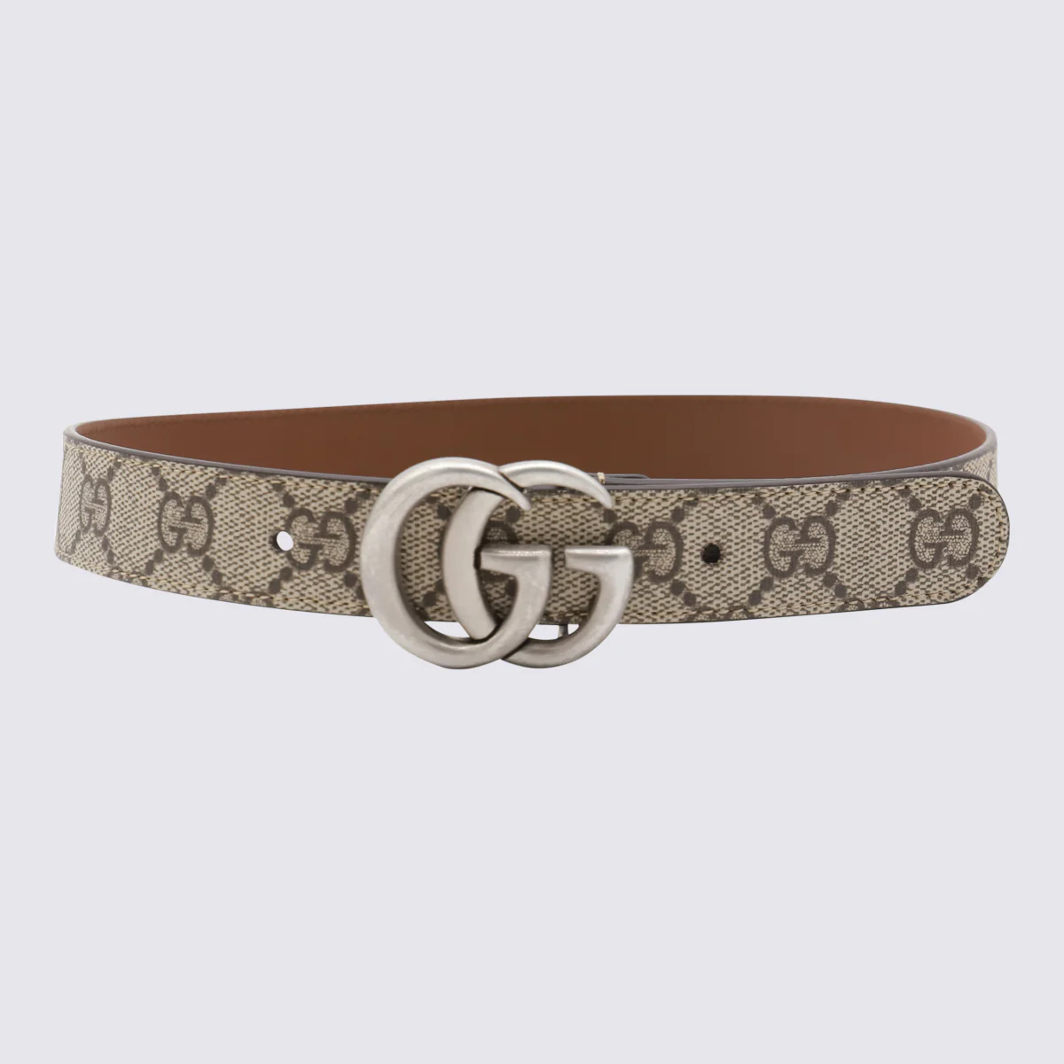 Gucci Belts Beige Ebony _pu Co Pl