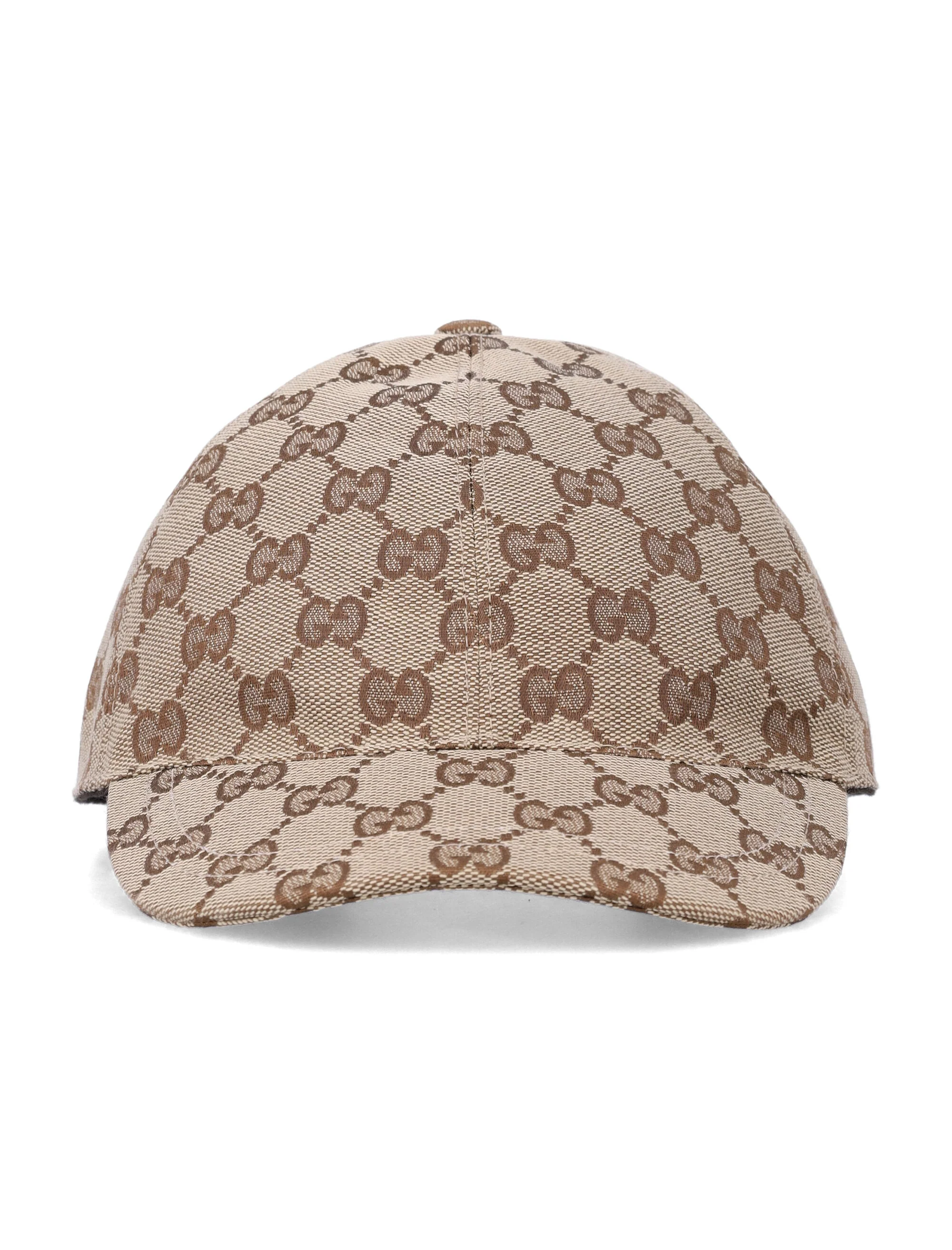 Gucci Kids Original Gg Baseball Hat Cocoa Polyester