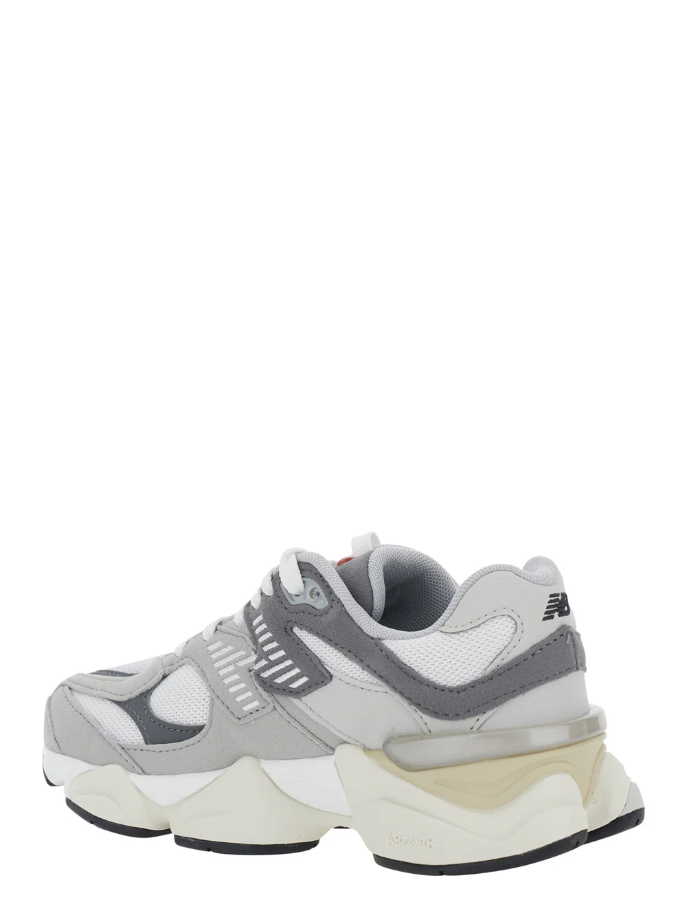 New Balance Kids Gray 9060 Sneakers With Contrast Details In Synthetic For Men Grey
