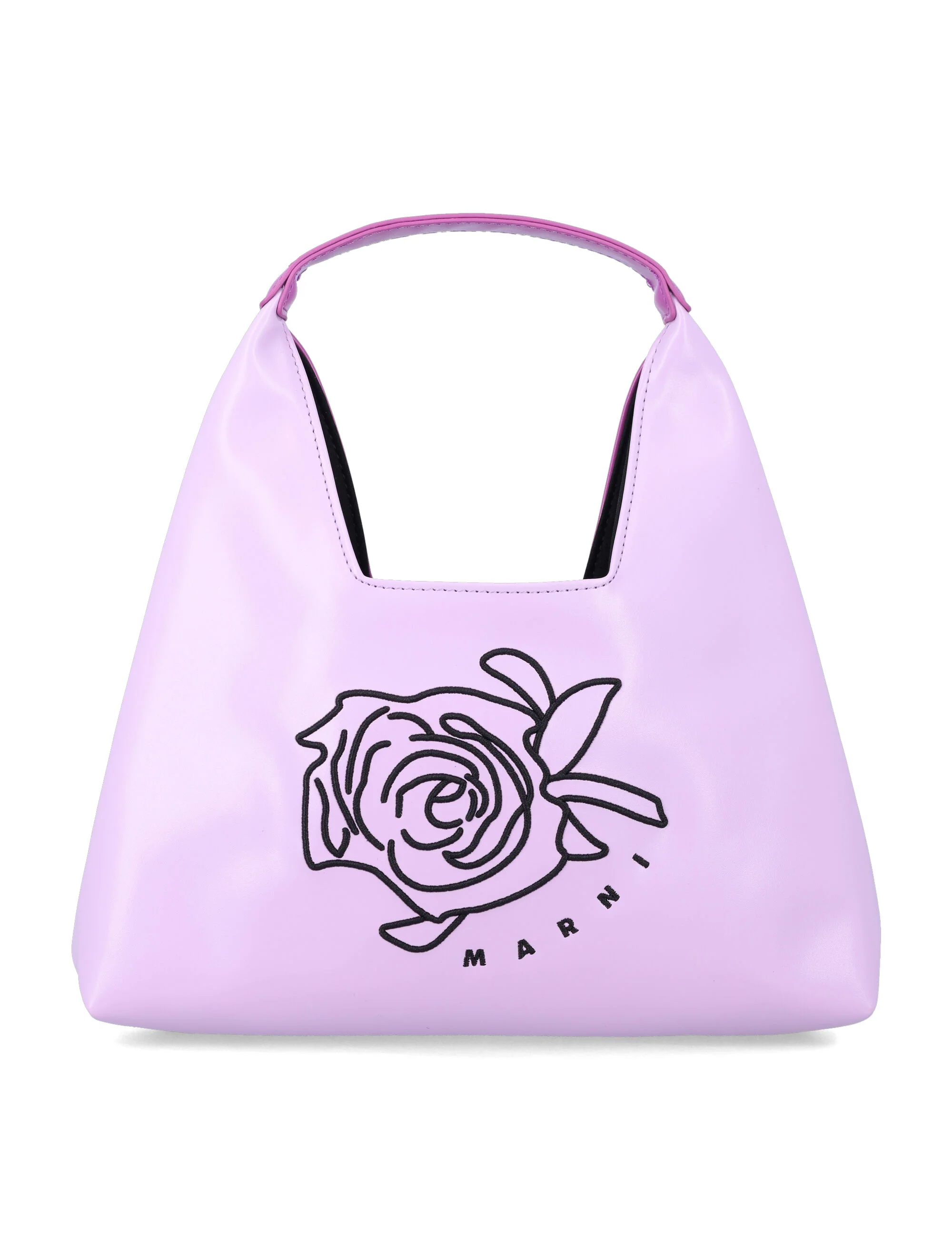 Marni two-tone girls bag Lilac Polyester Lining Tote