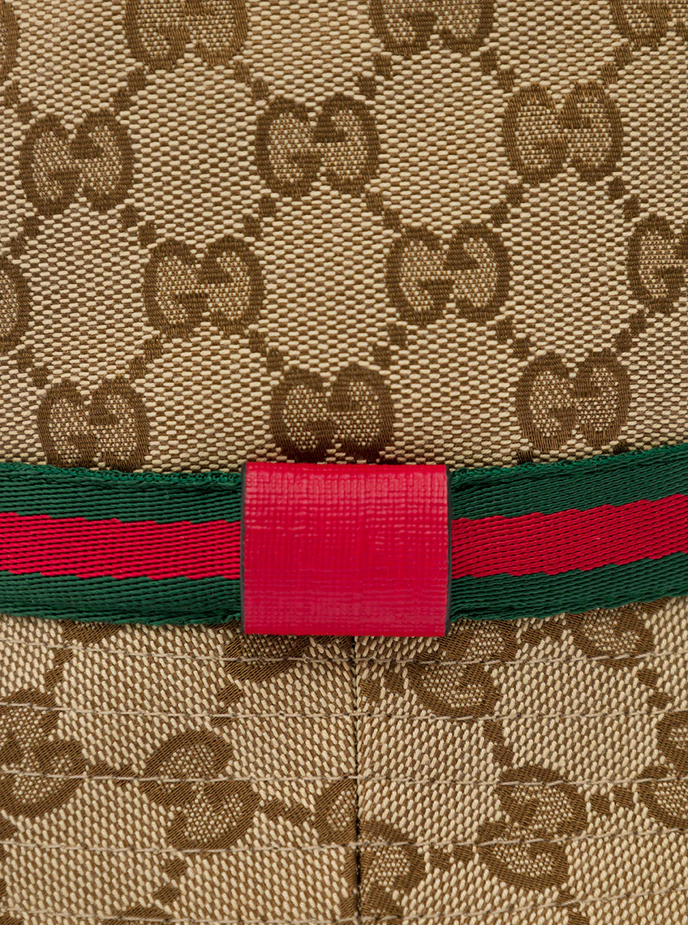 Gucci Kids Beige and Ebony Fedora Hat in Original GG canvas Girl Polyester Cotton Gloves
