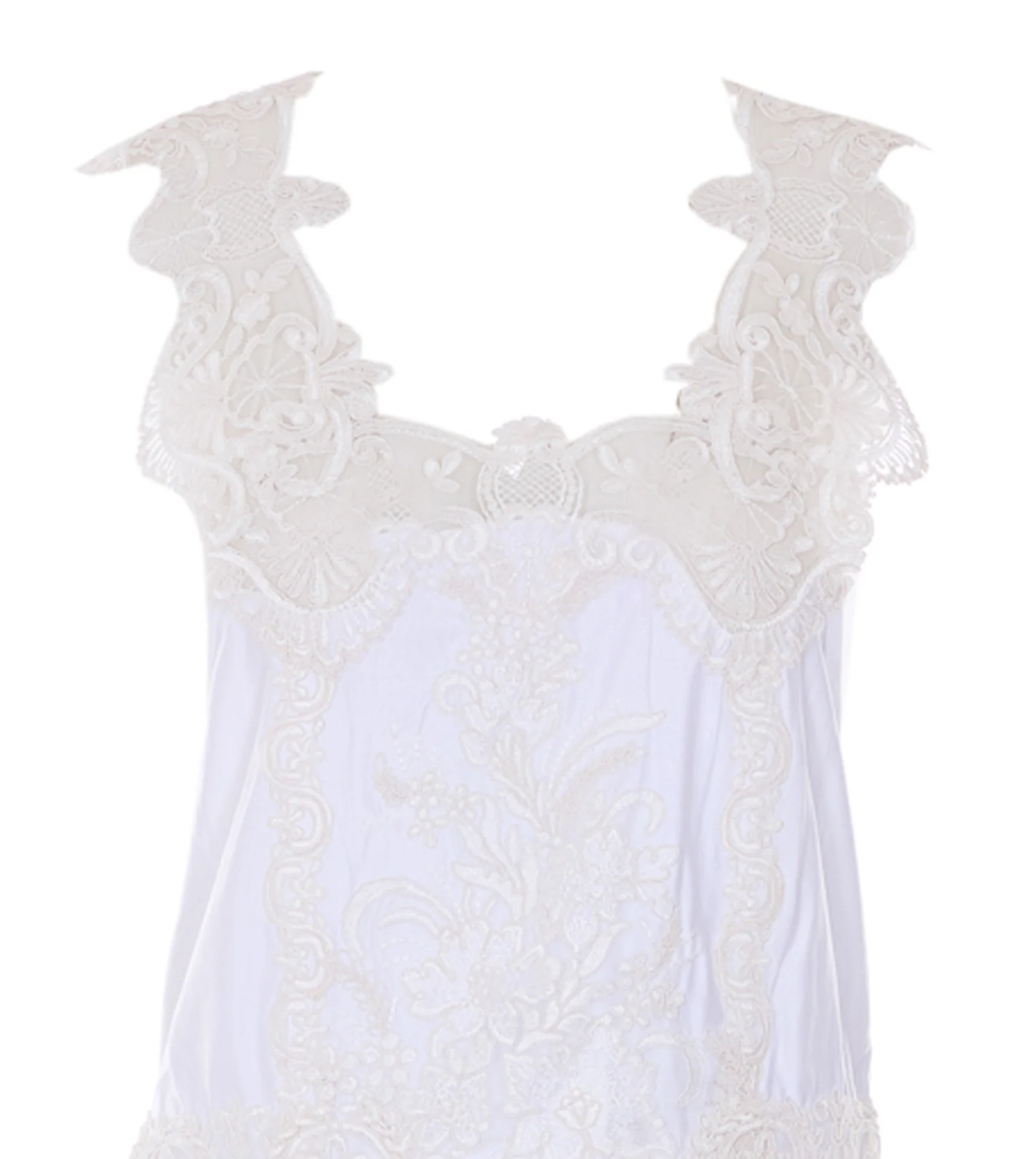 MAURIZIO Dresses White Cotton