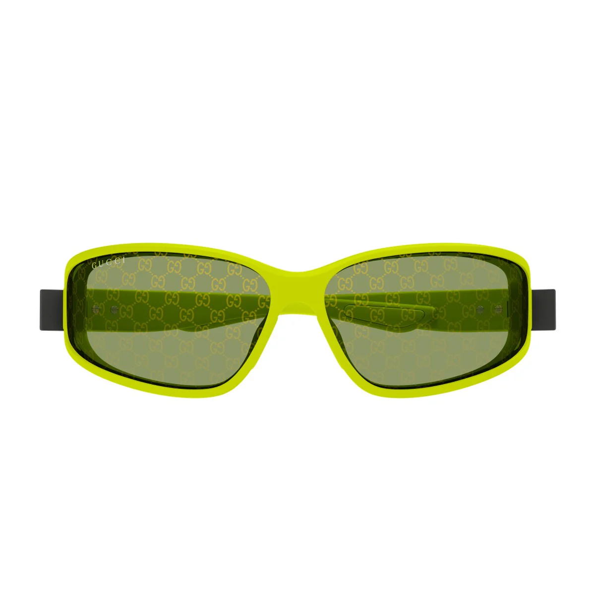 Gucci Gg2011s Linea Institutional Logo Fluorescent Green Iniettato Sunglasses