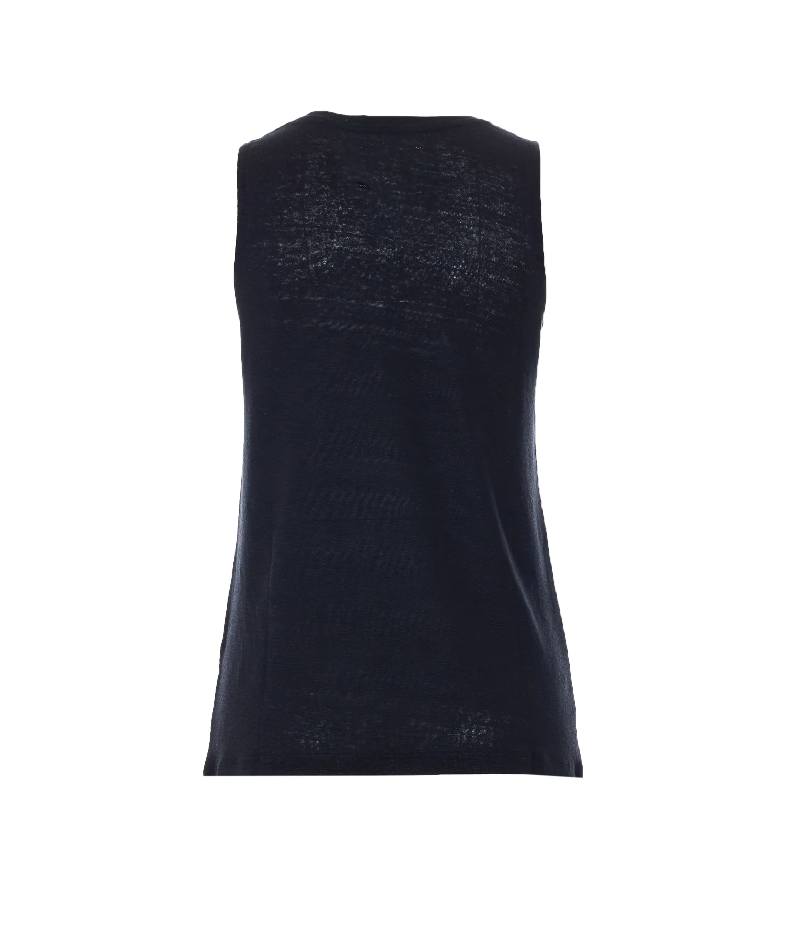 Not Shy Top Black Linen