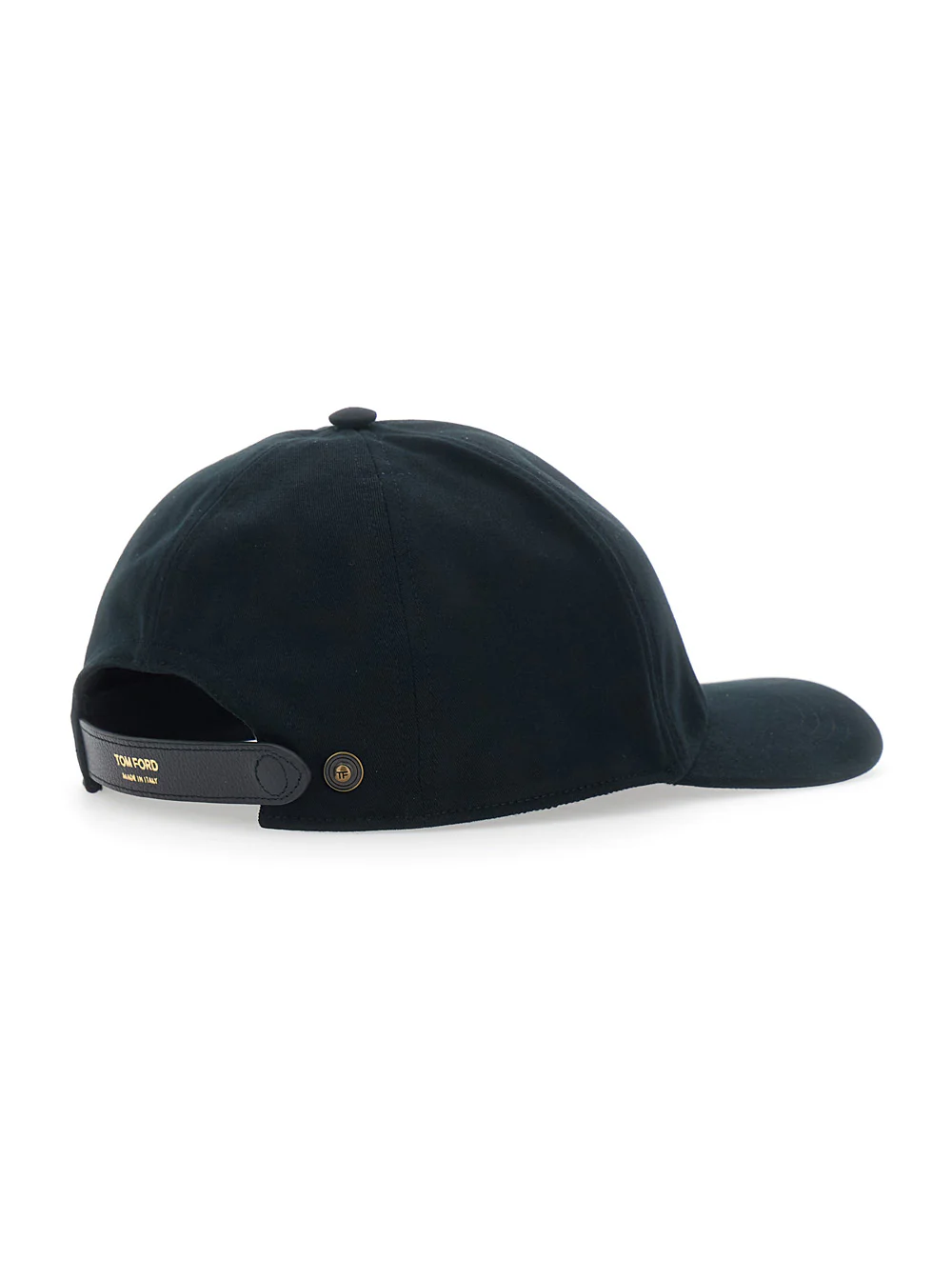 Tom Ford Basebalk Cap Tf Black Cotton Calf Hats And Gloves