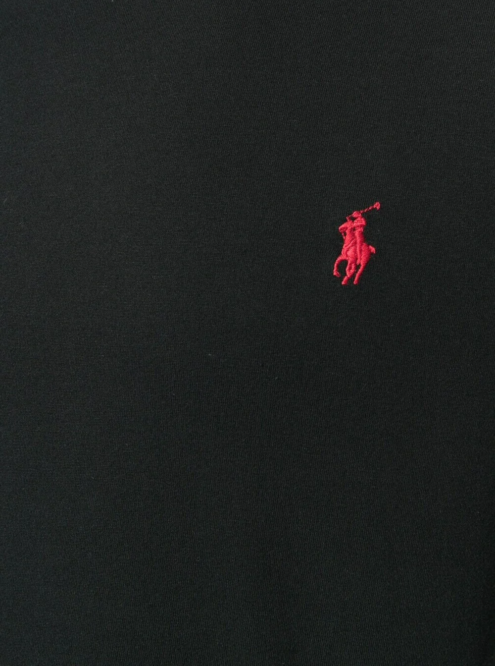Polo Ralph Lauren T-Shirt With Round Neck And Embroidered Pony Logo On The Front Black Cotton For Men Tshirts Polo Shirts