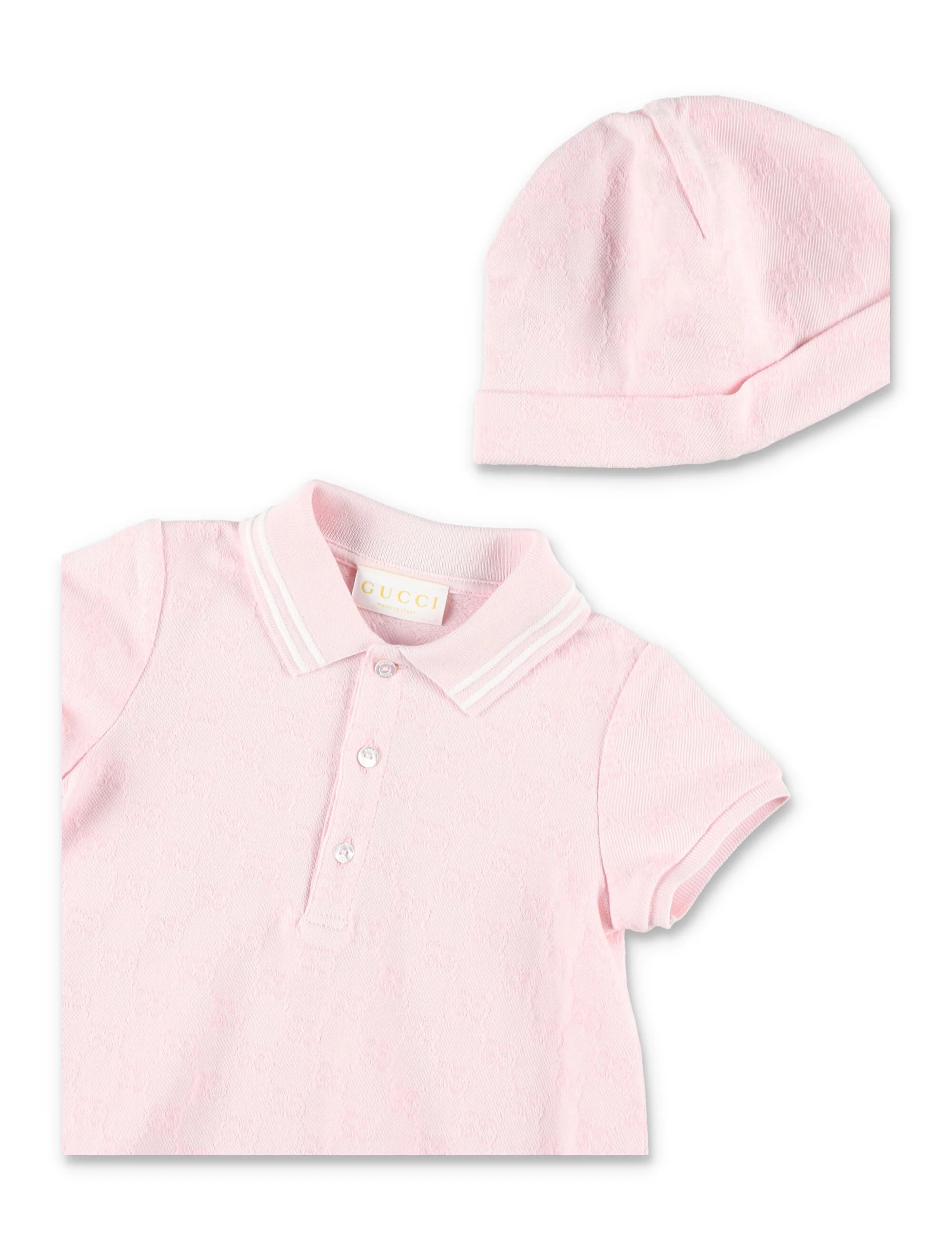 Gucci Baby cotton two-piece set Pink