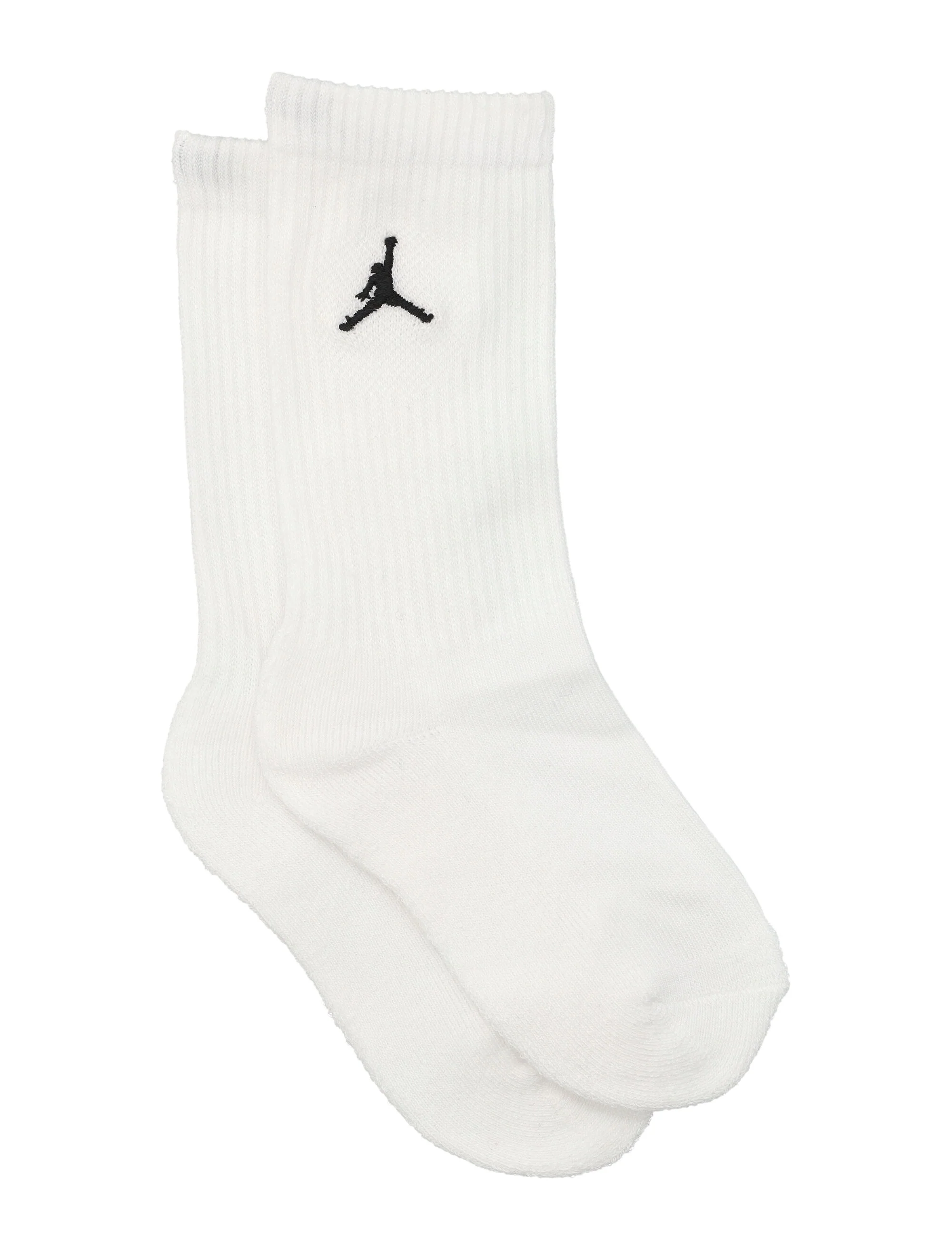 Nike Jordan Jordan Everyday Essentials Kids Crew Socks 6-Pack White Polyester