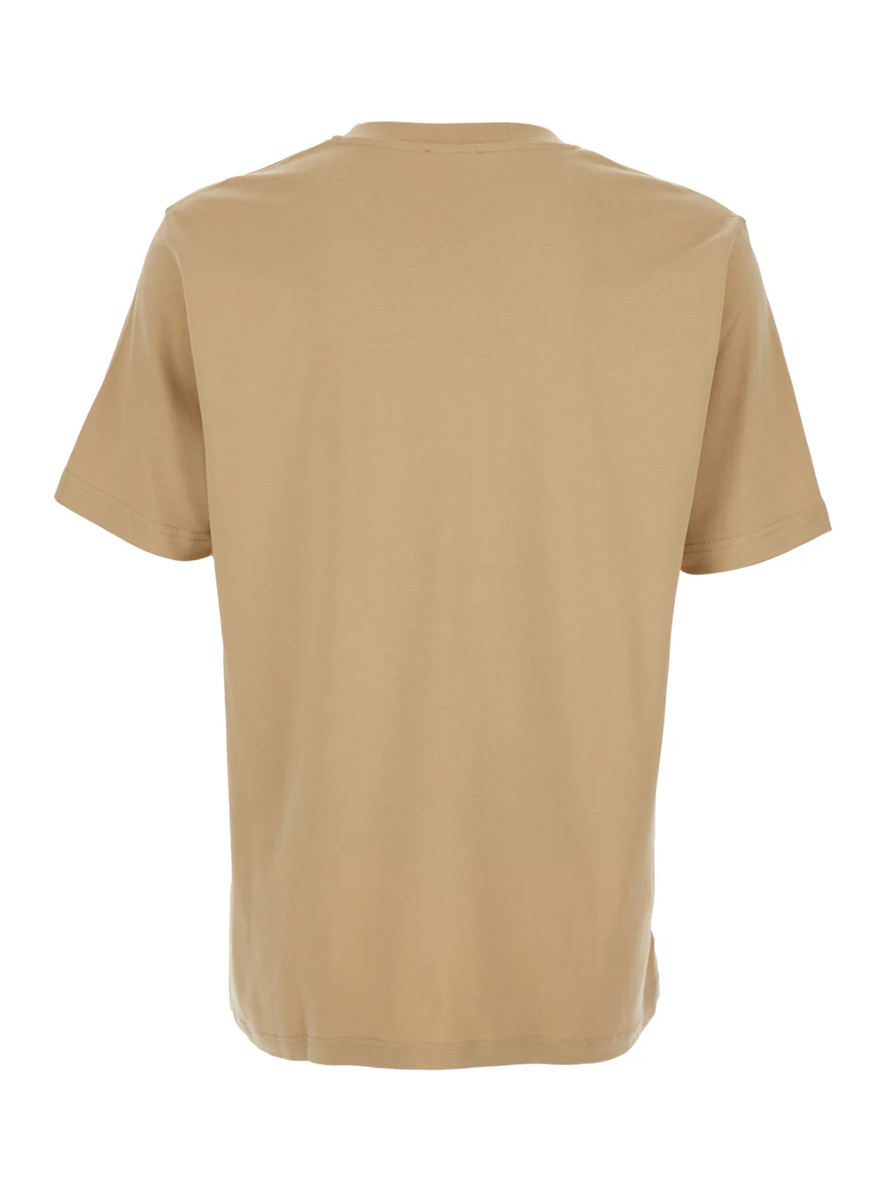 Diesel Beige T-Shirt T-ADJUST-MET with Round Neck and Short Sleeves in Cotton for Men Tshirts Polo Shirts