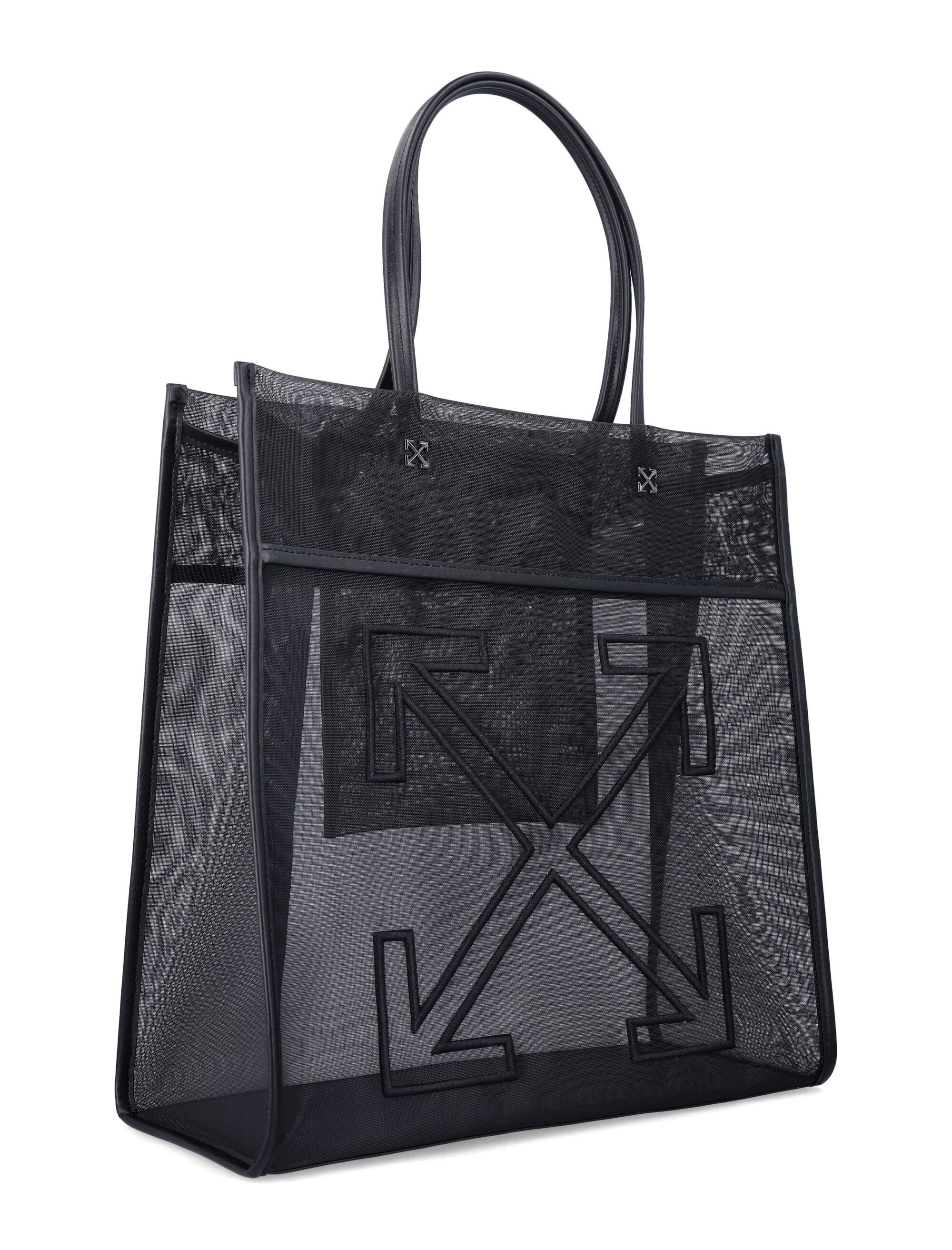 Off-White Market Tote Bag Black Polyester