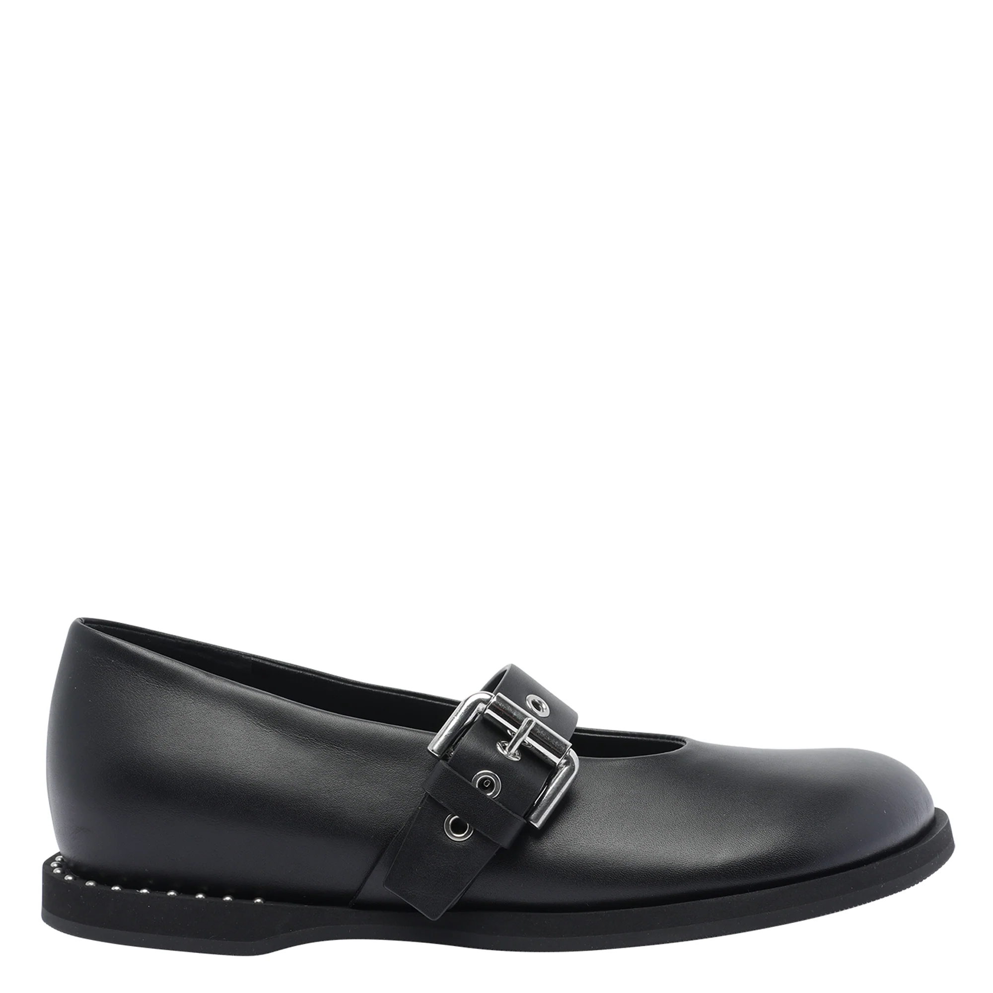 Premiata Flat shoes Black Calf Leather/ Rubber Sole