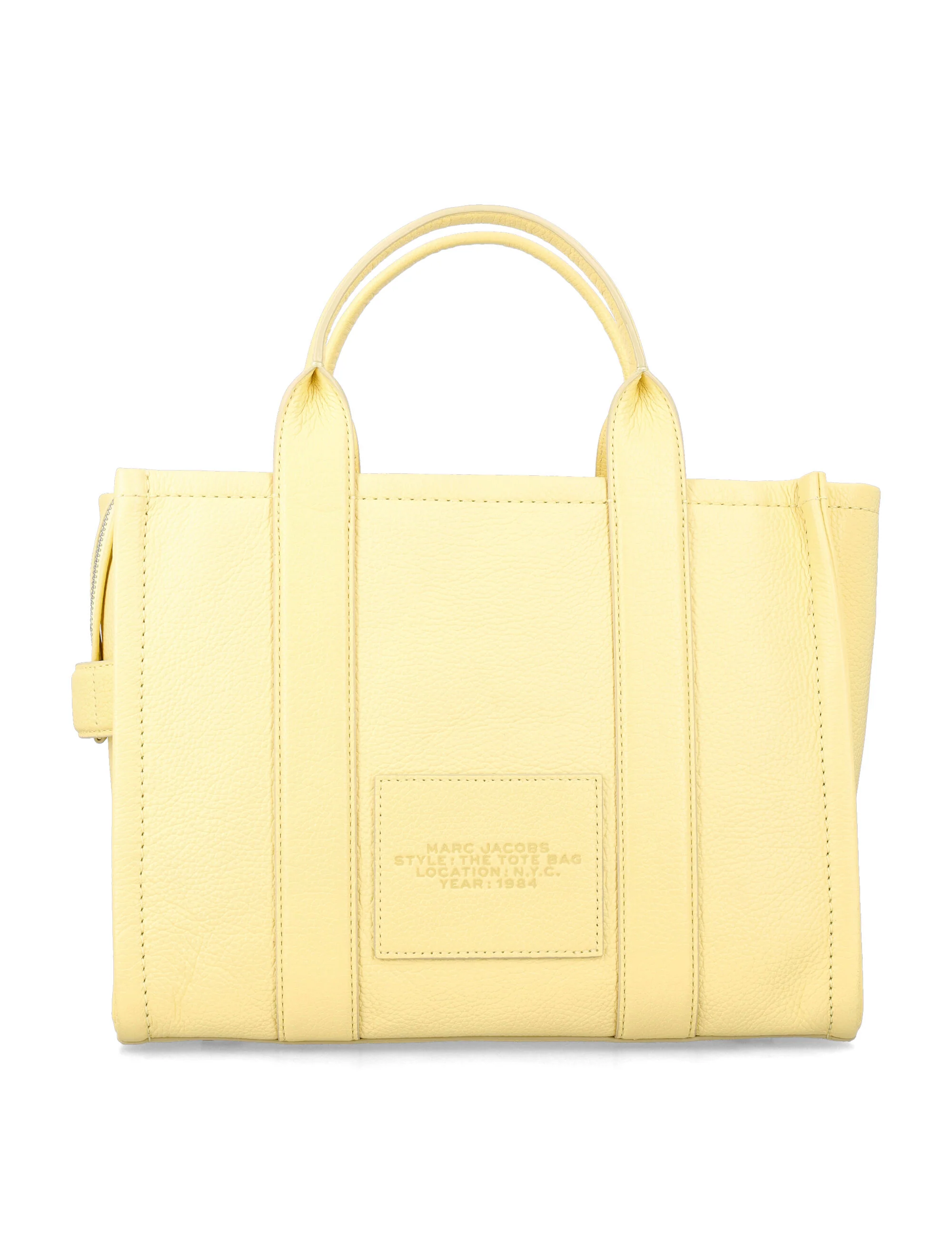 Marc Jacobs The Medium Tote Bag in Leather Custard Cow