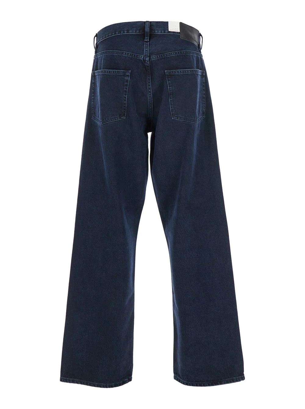 Sunflower Blue Jeans with Belt Loops and Logo Patch on the Rear in Denim Man Blu Cotton