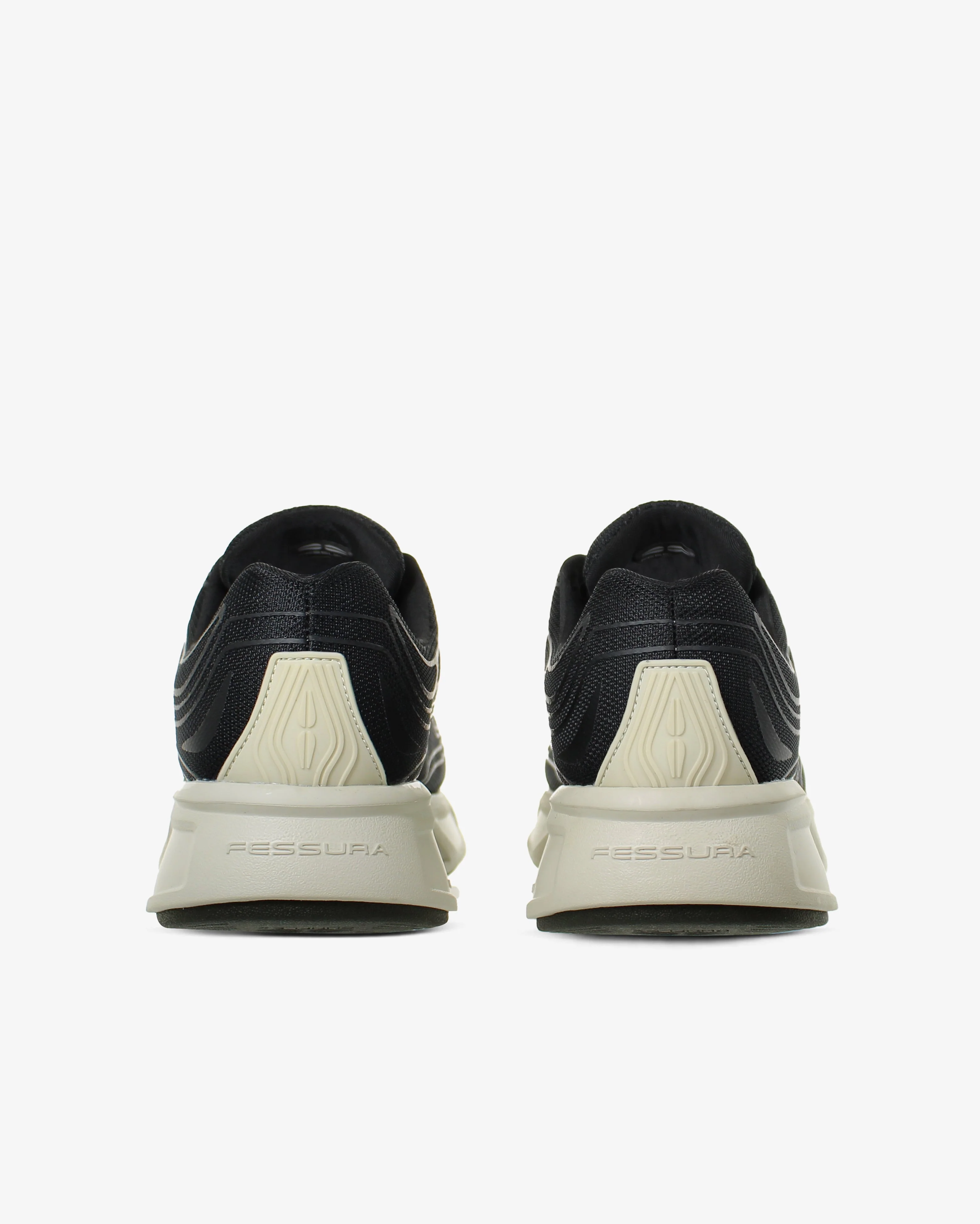 Fessura Italia Walk #01 06 Black-black Running Sneakers