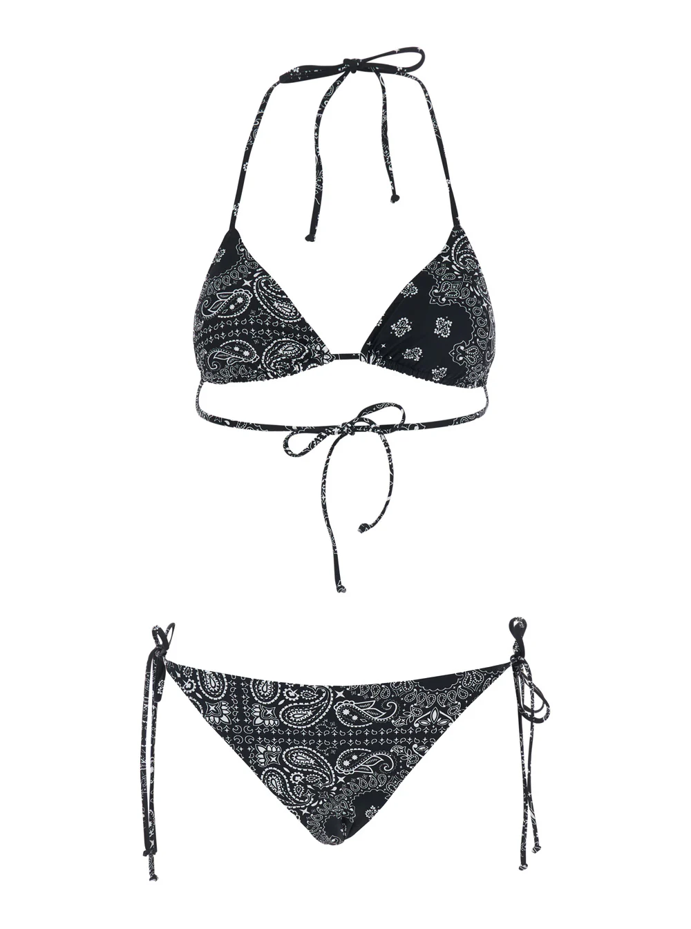 Mc2 Saint Barth Kids LEAH TEEN - BANDANNA ROUND 00 Black Bikini Beachwear