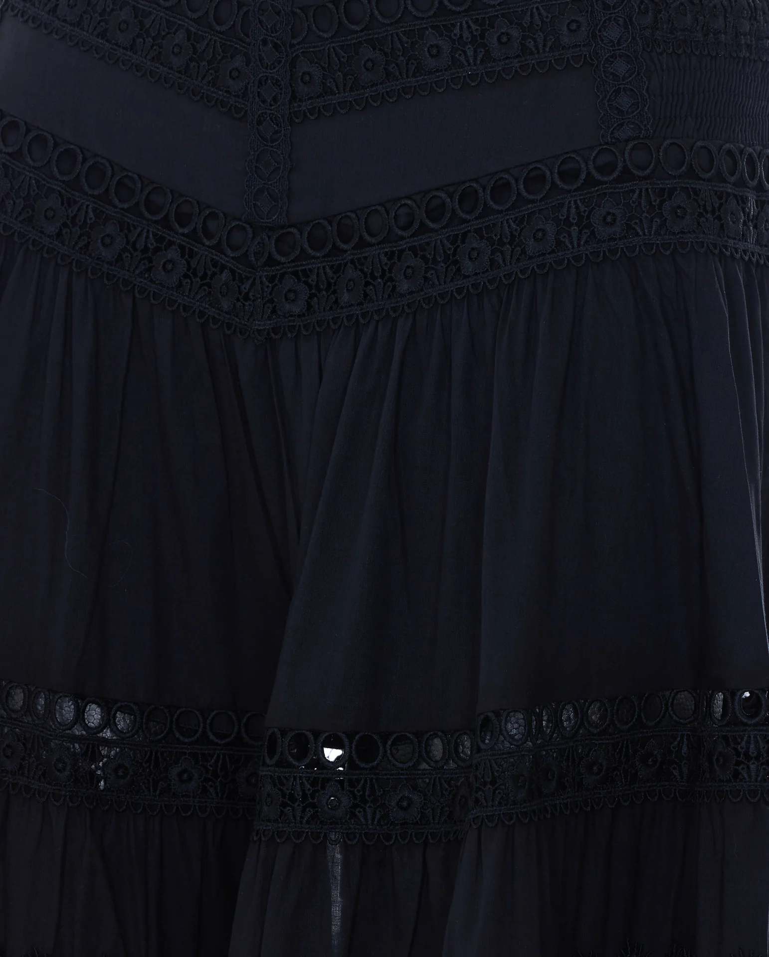 Charoruiz Skirts Black Cotton