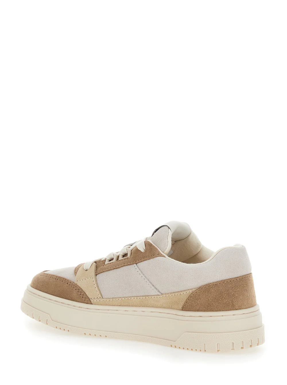 Emporio Armani Kids COW SUEDE SNEAKER - Beige with Upper Leather Child