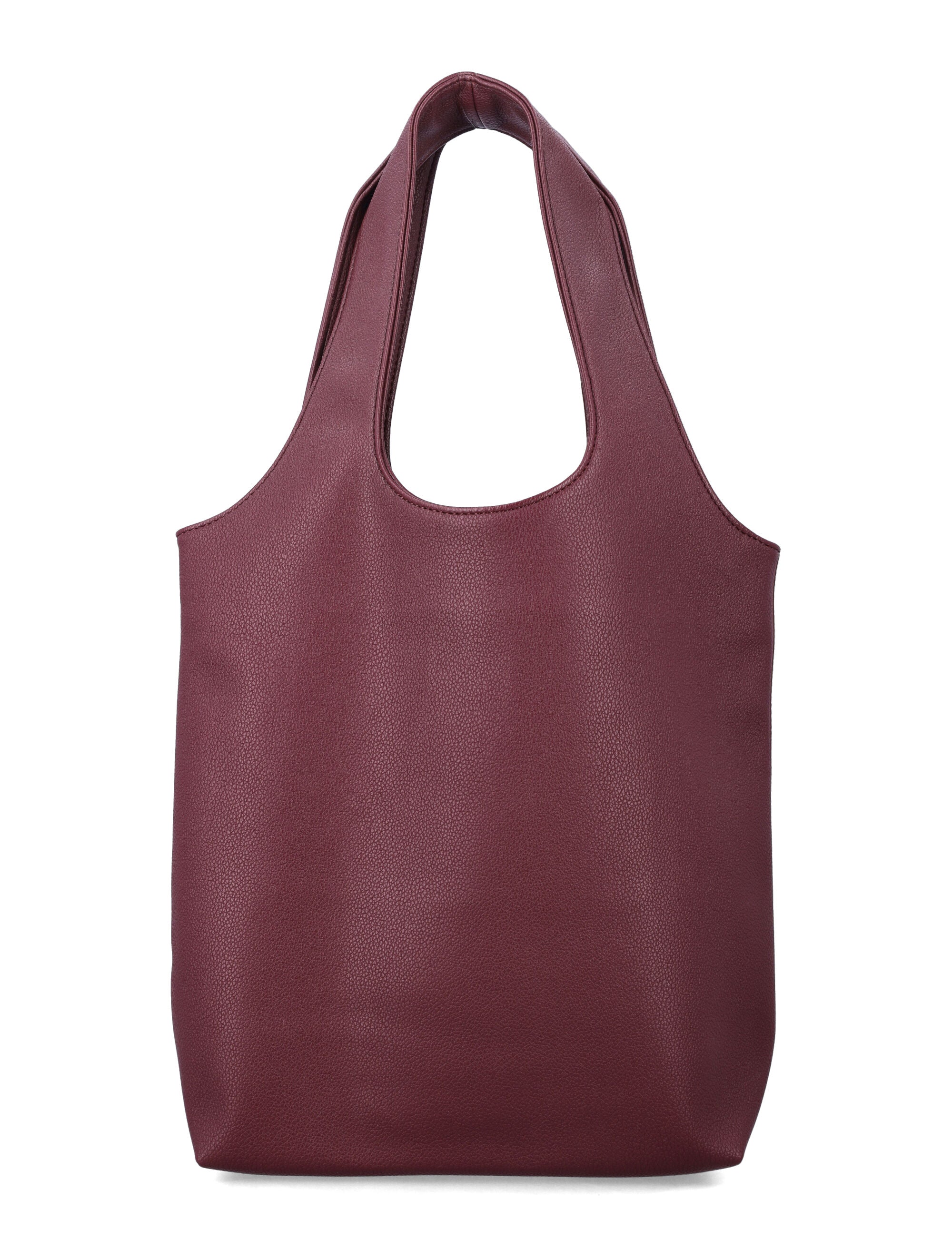 A.P.C. Ninon small tote bag Aubergine Polyurethane