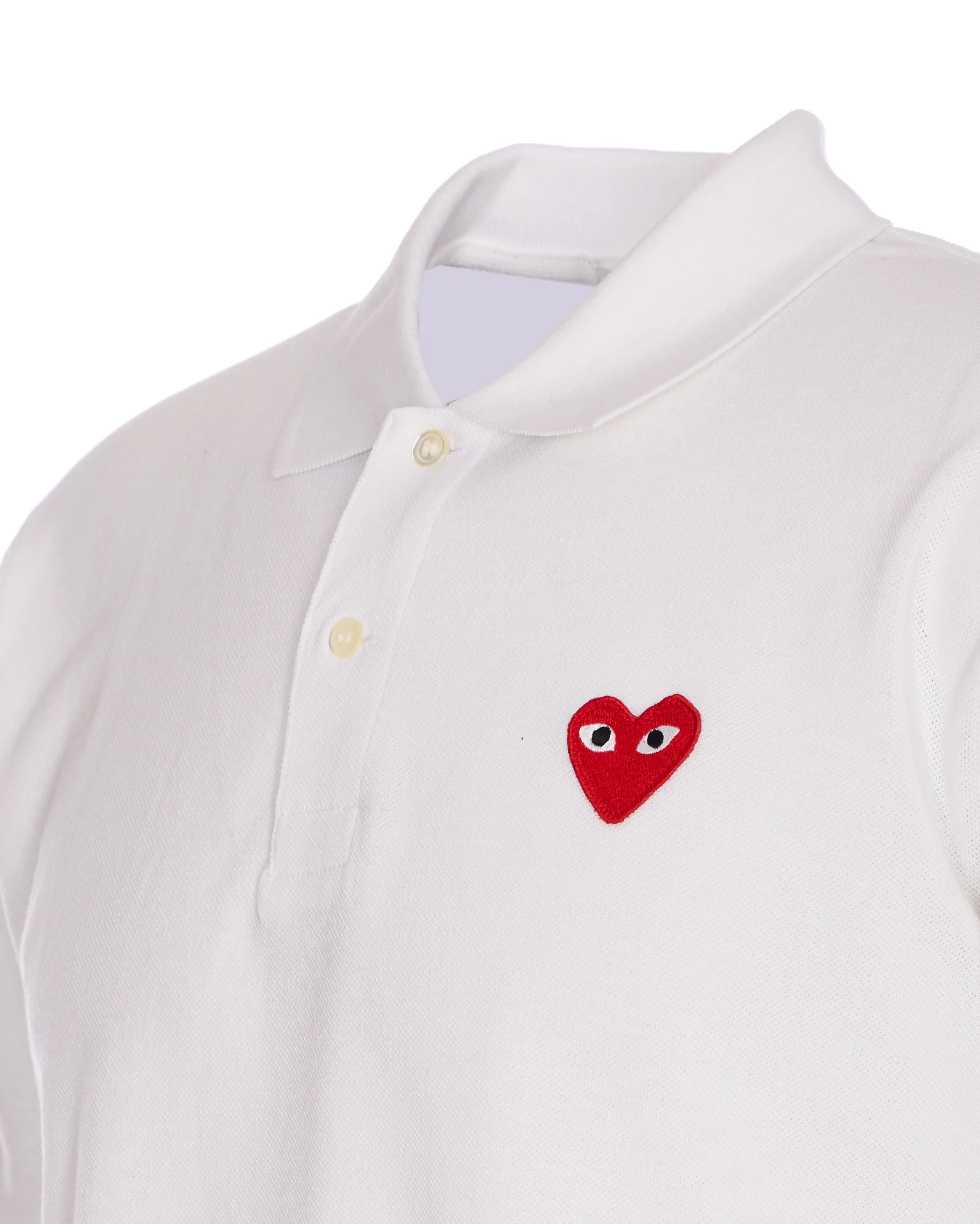 COMME DES GARCONS PLAY T-shirts and Polos White Cotton