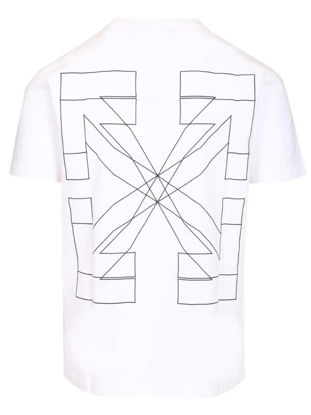 Off-White Outline Double Arrow Slim T-shirt White Cotton