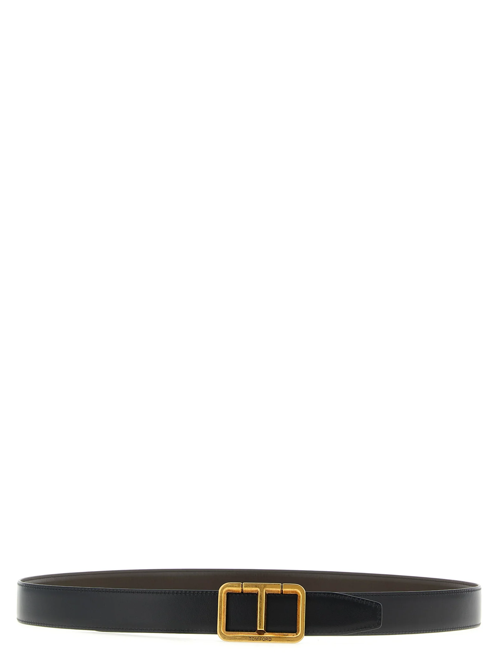 Tom Ford Reversible belt antique buckle Multicolor Calfskin Leather (bos Taurus)