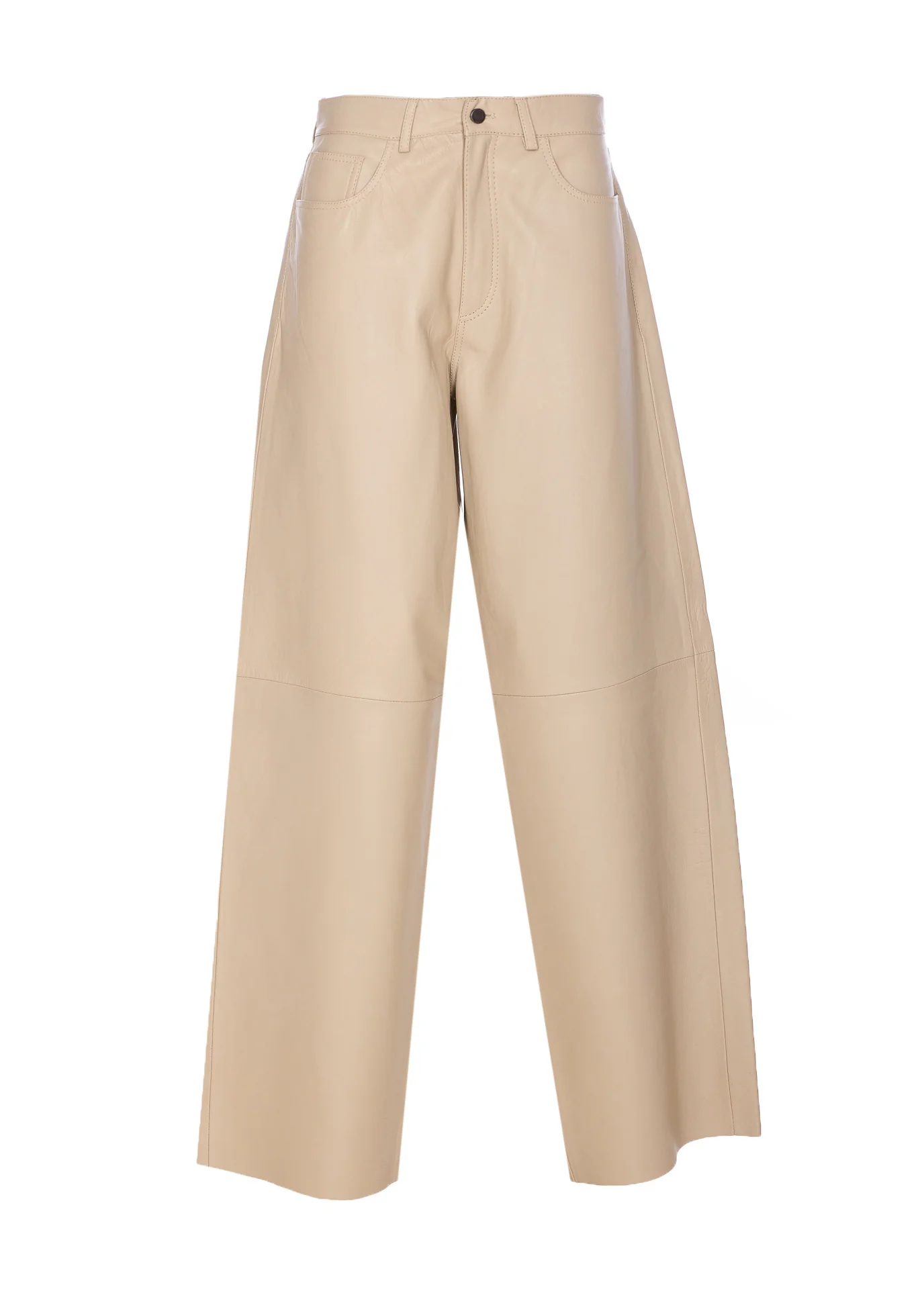 Haikure Jeans Beige Leather