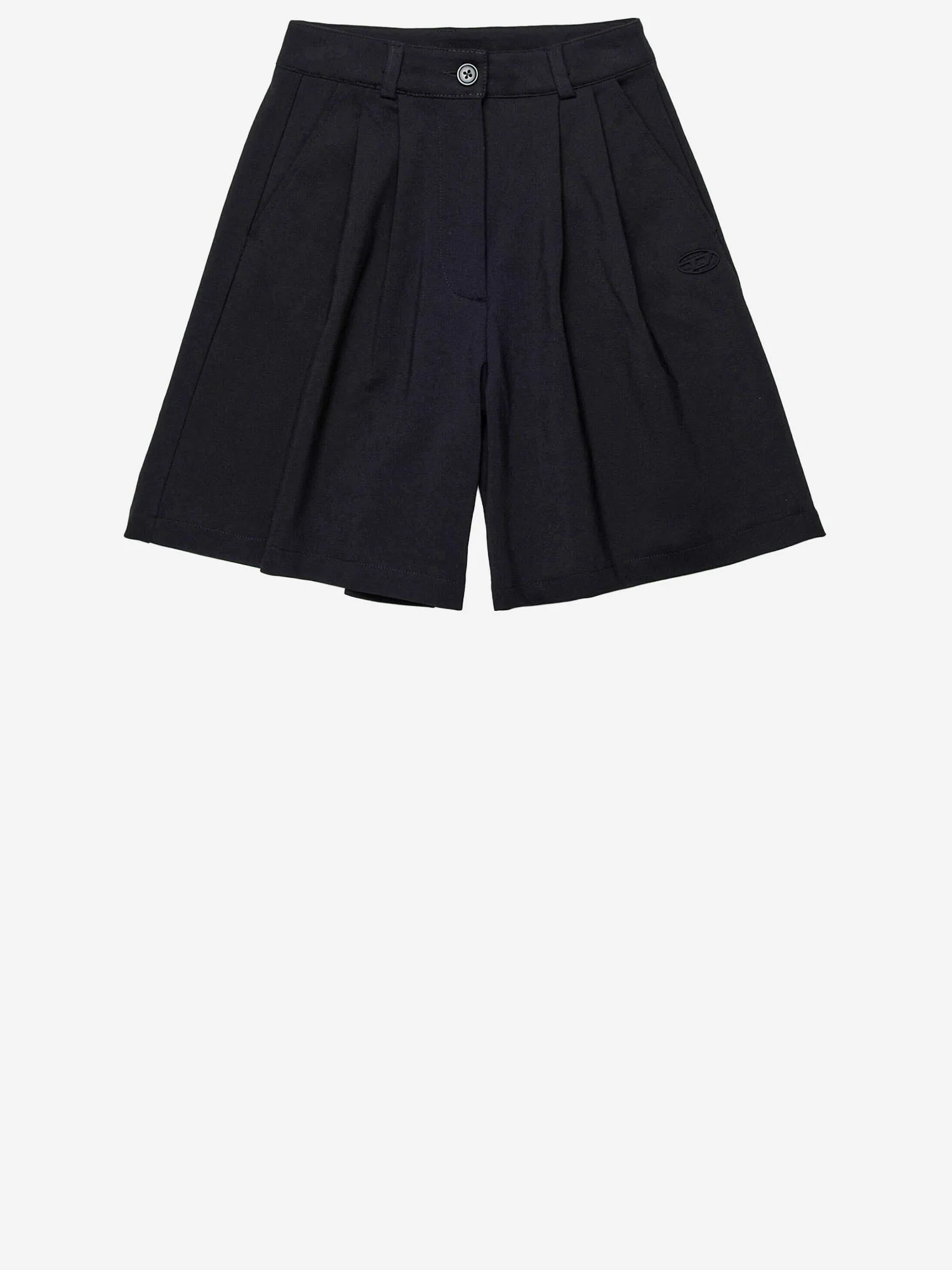 Diesel Shorts Black Viscosa