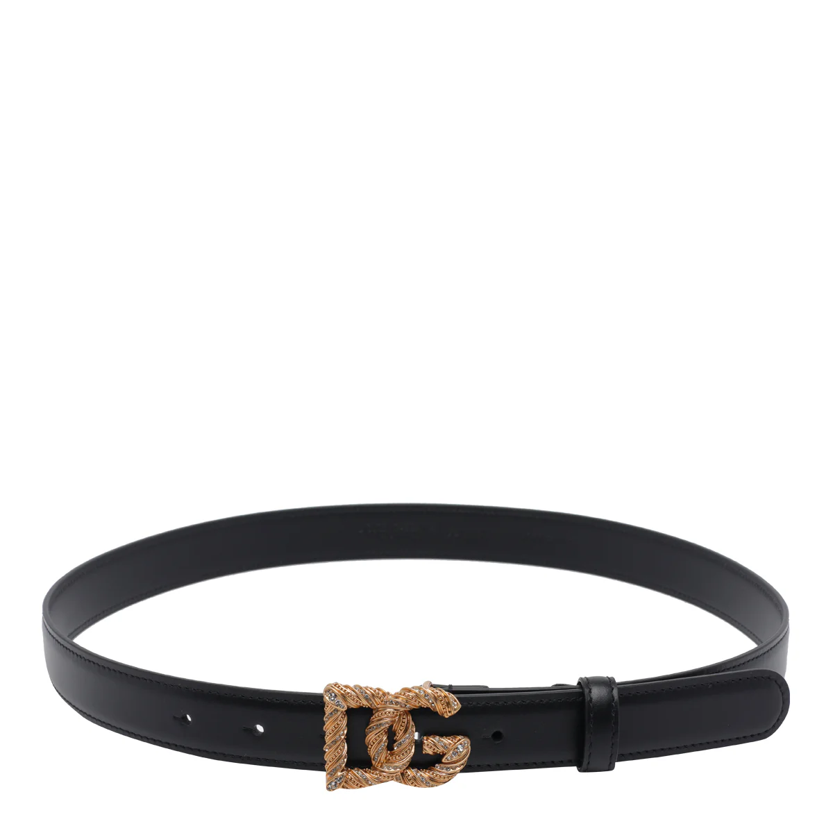Dolce & Gabbana Belts Black Calf Leather