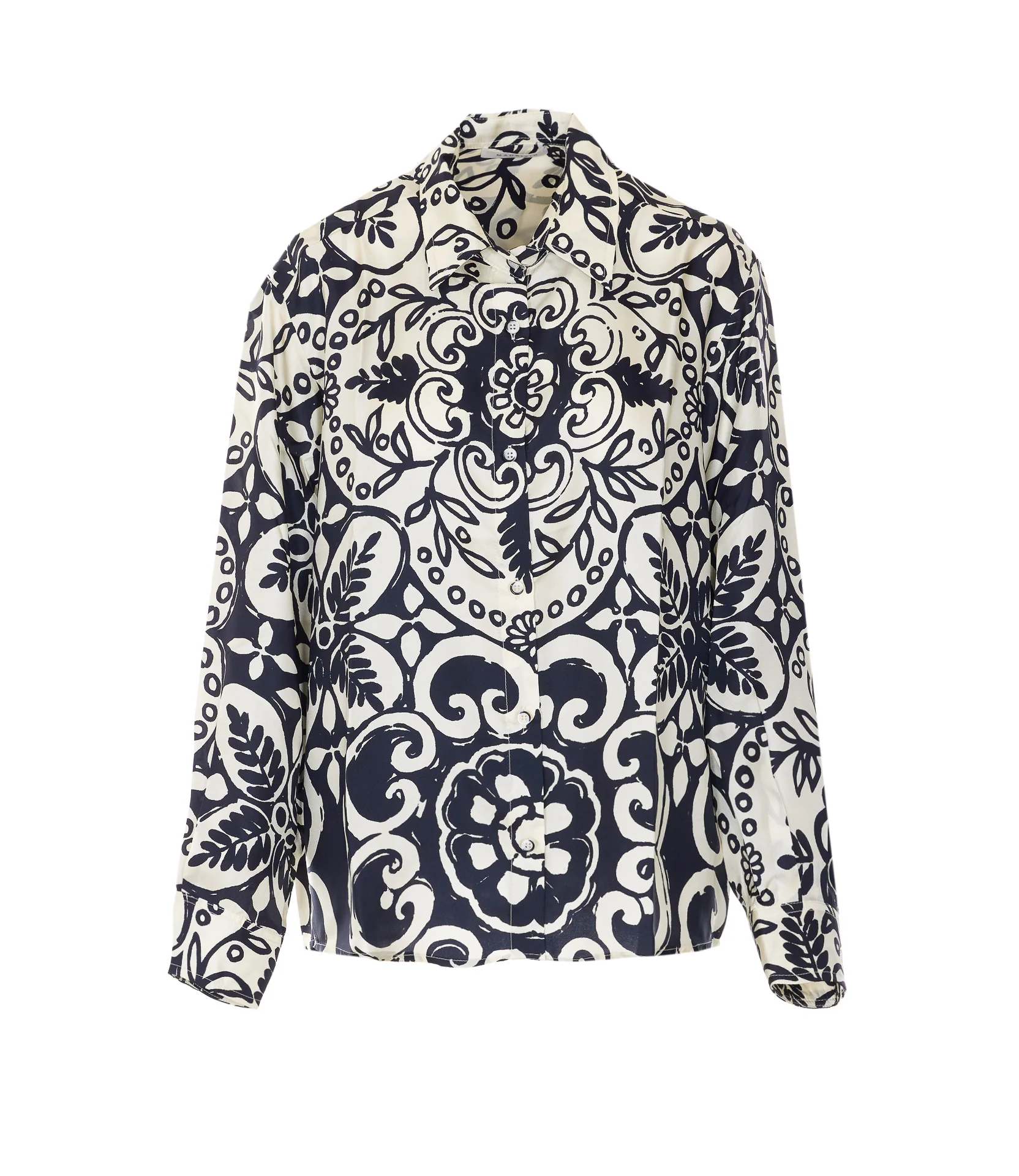 MAURIZIO Shirts Black Silk