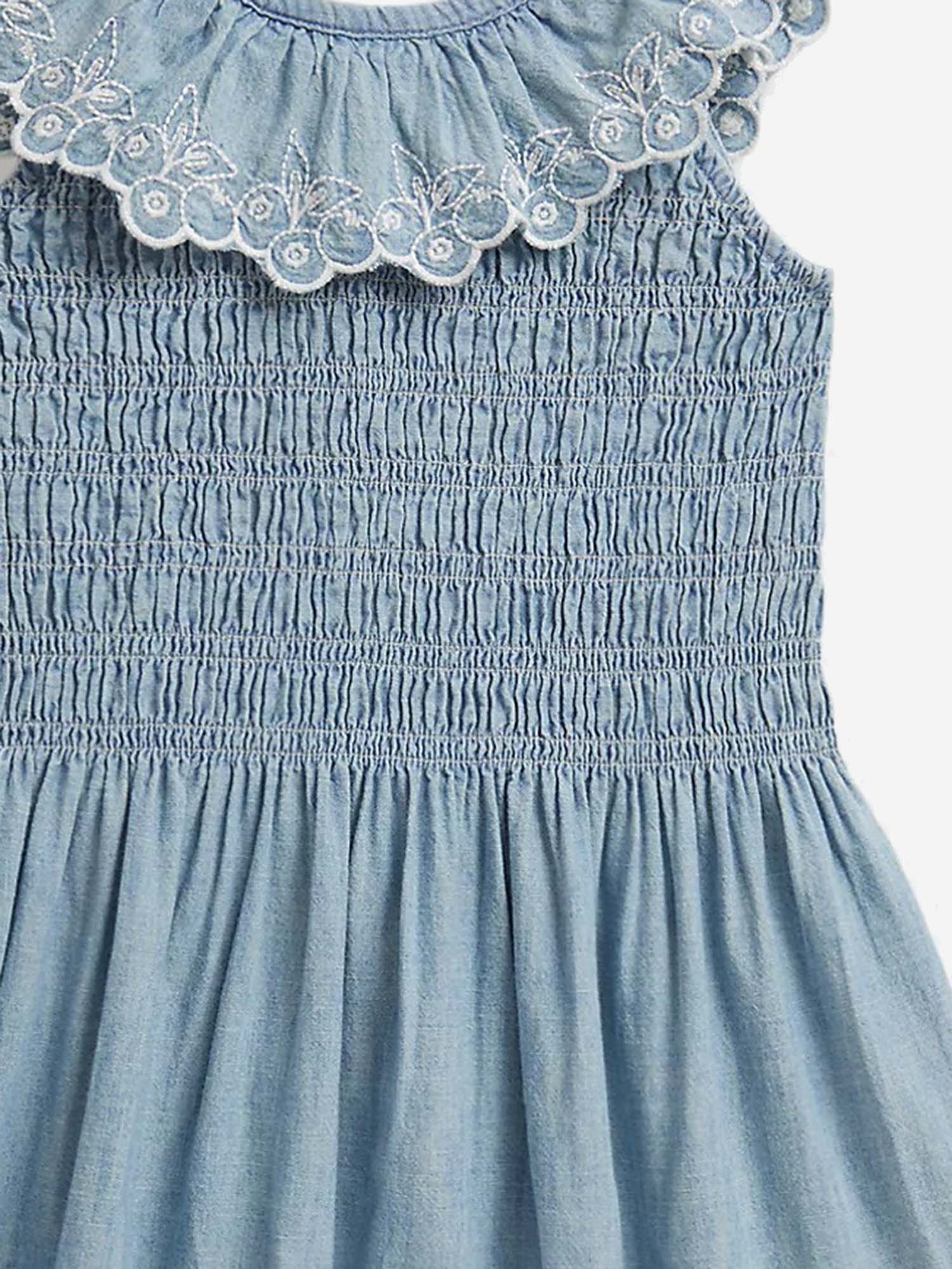 Polo Ralph Lauren Dresses Clear Blue Cotone