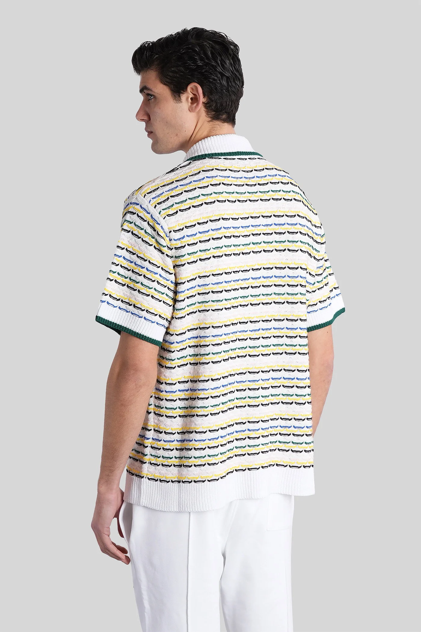 Casablanca Shirt in white cotton Abbigliamento
